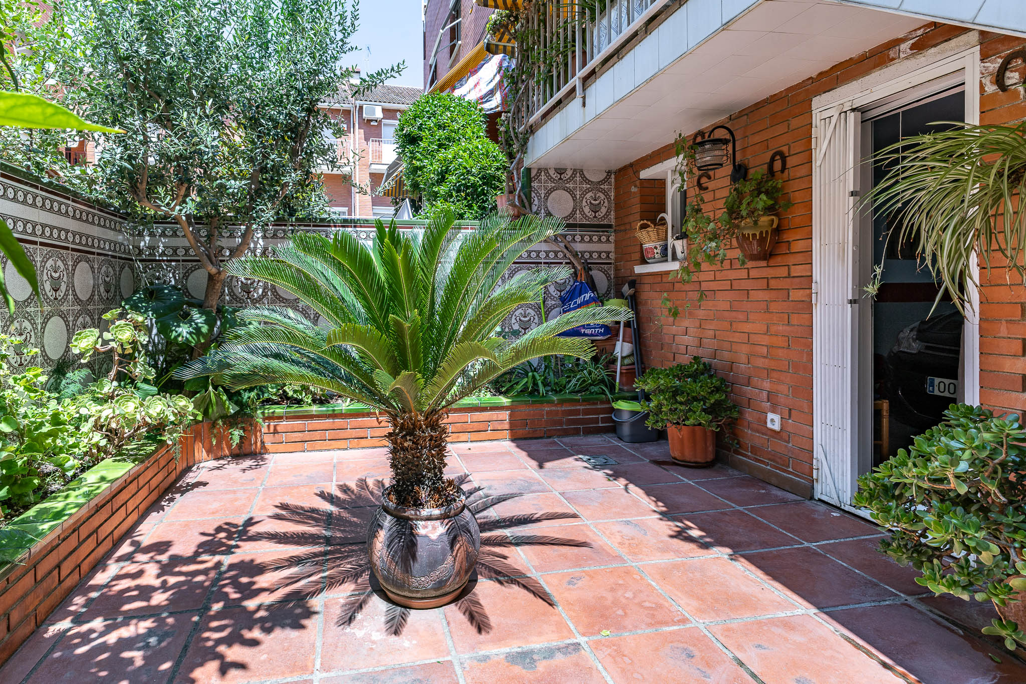 Town-center terraced house.