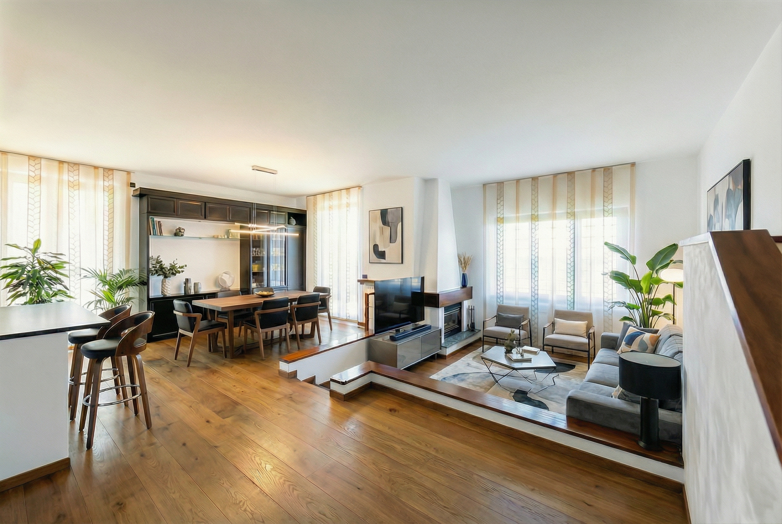 Elegante villa immersa nel verde