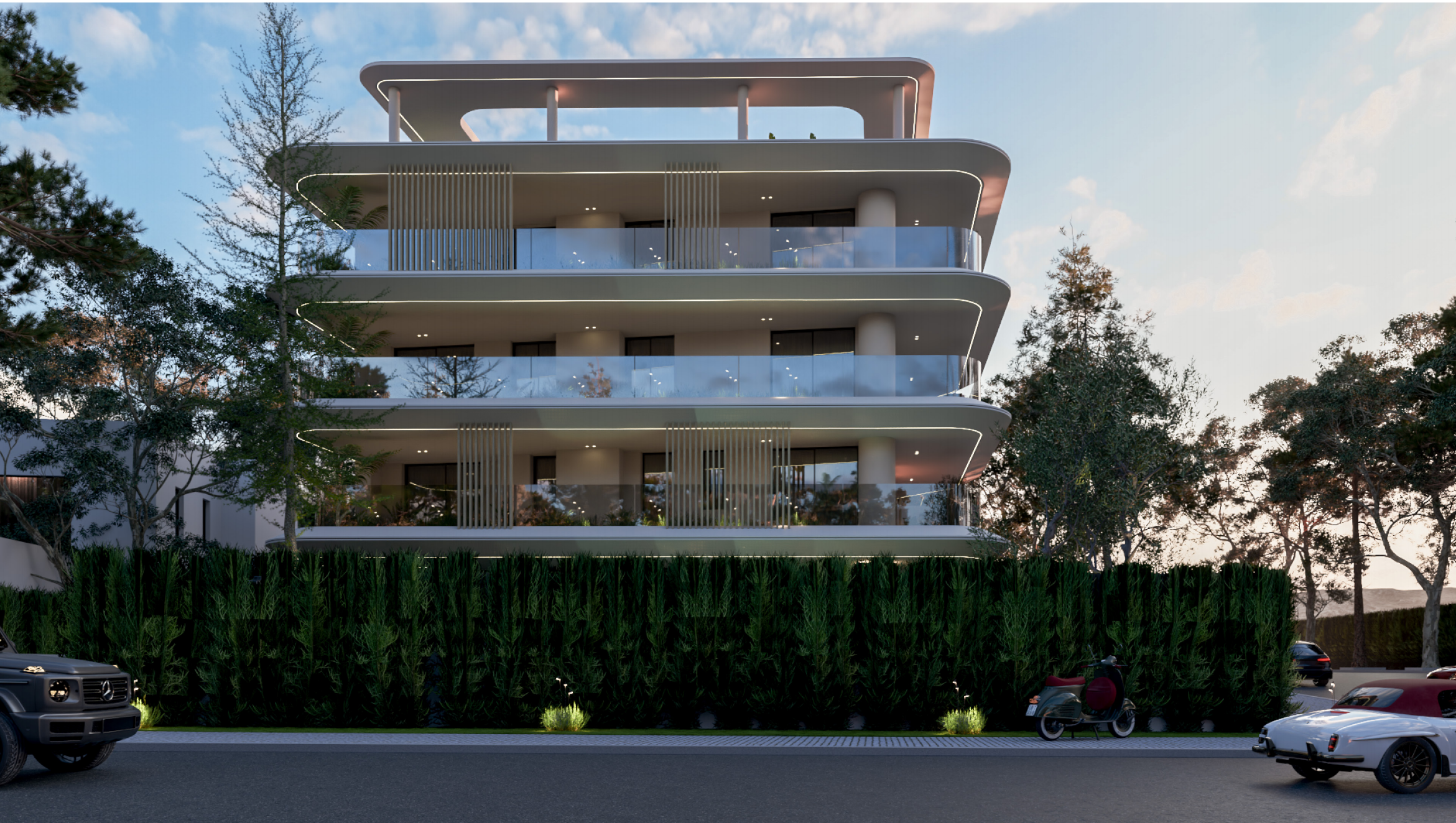 Elegant 2nd floor corner residence near the center of Voula & the sea