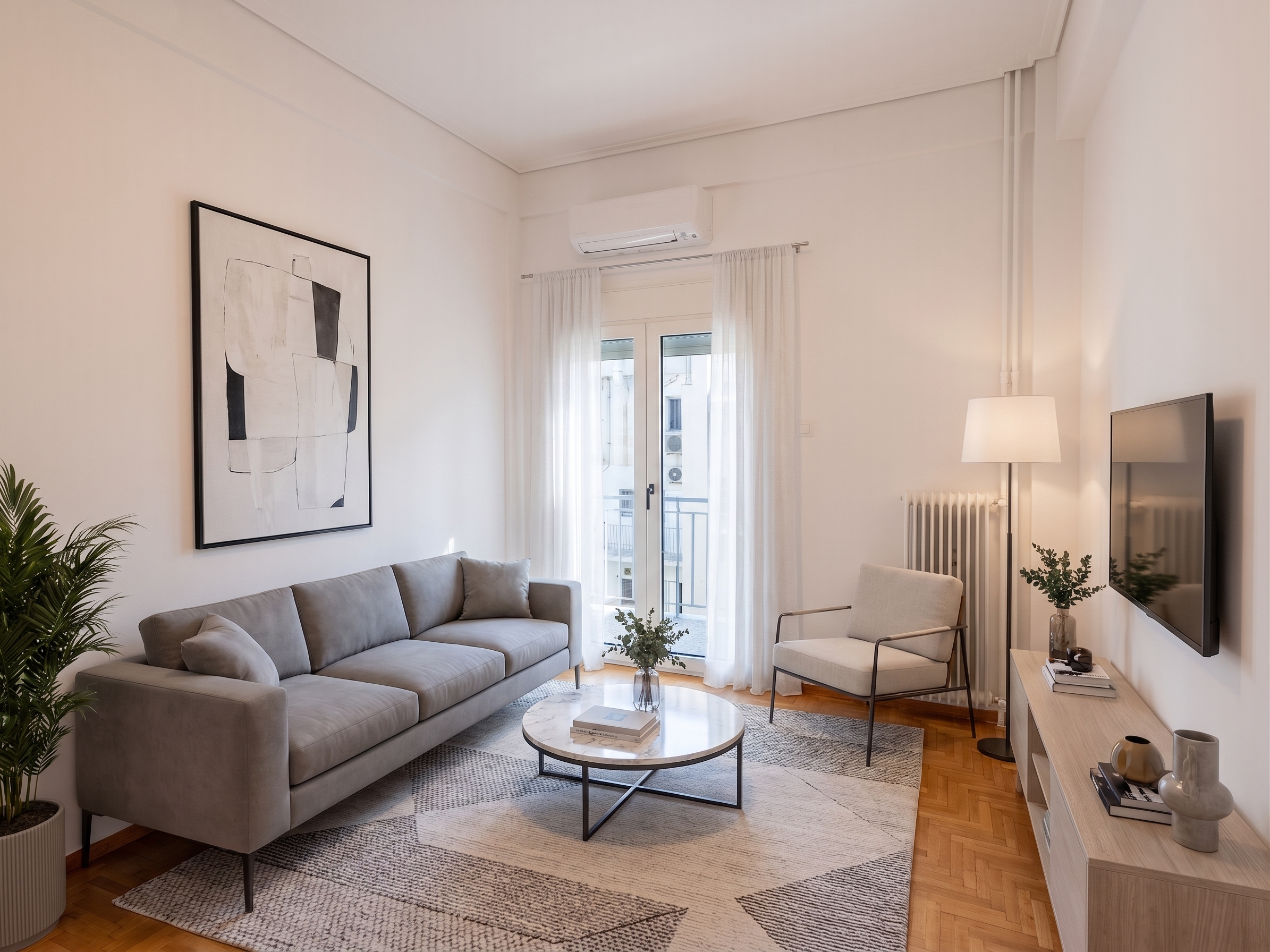 5th floor turn-key apartment near proskopon square