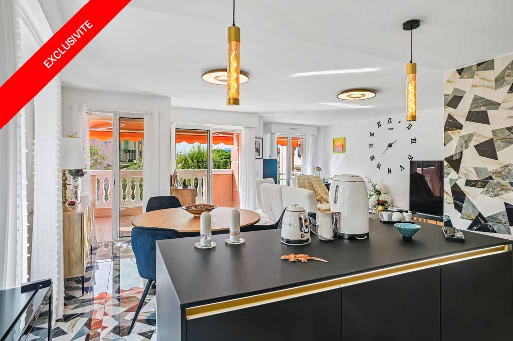 Cannes – Montfleury, 4-room apartment, unobstructed garden views, in absolute peace