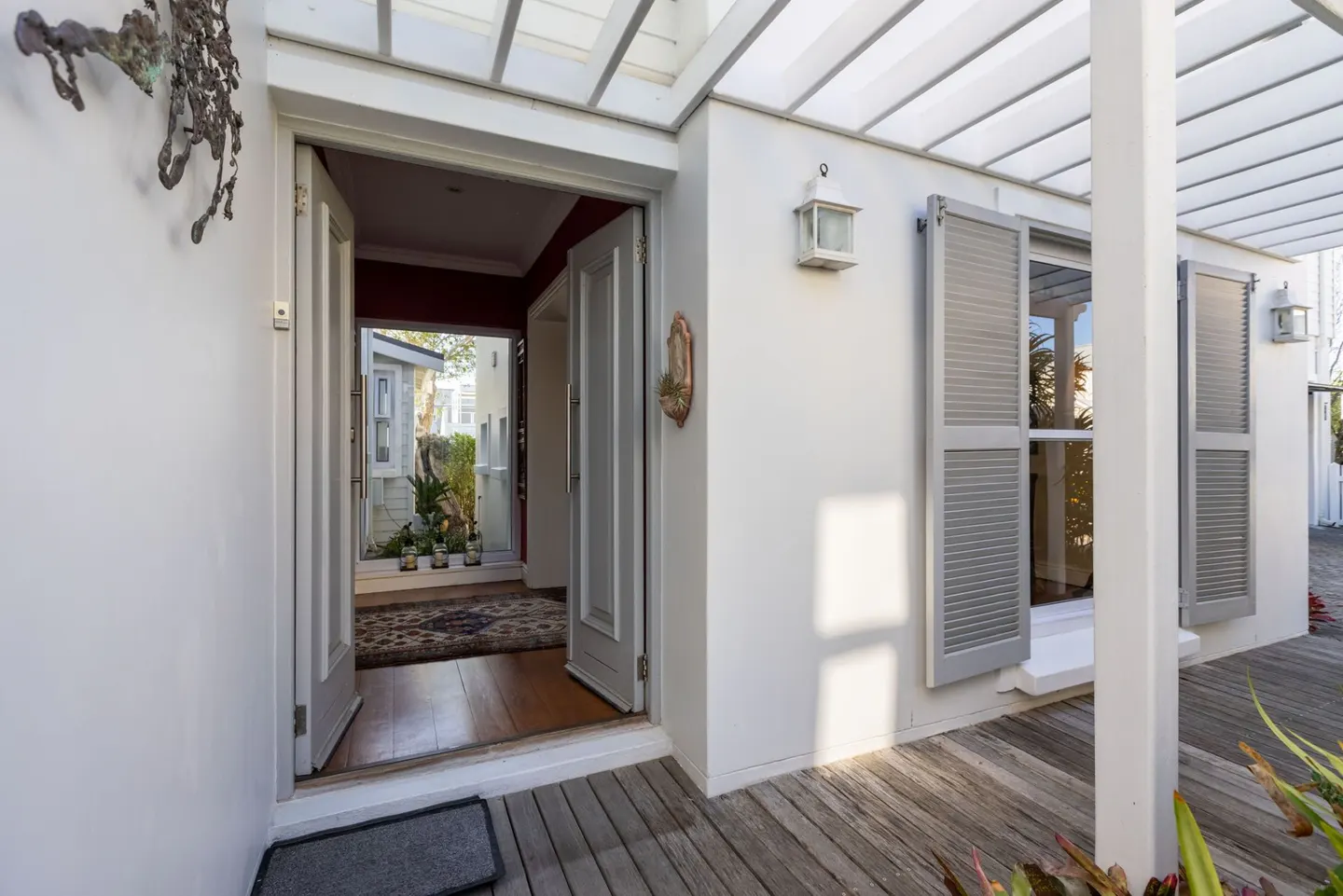 Main entrance to Home