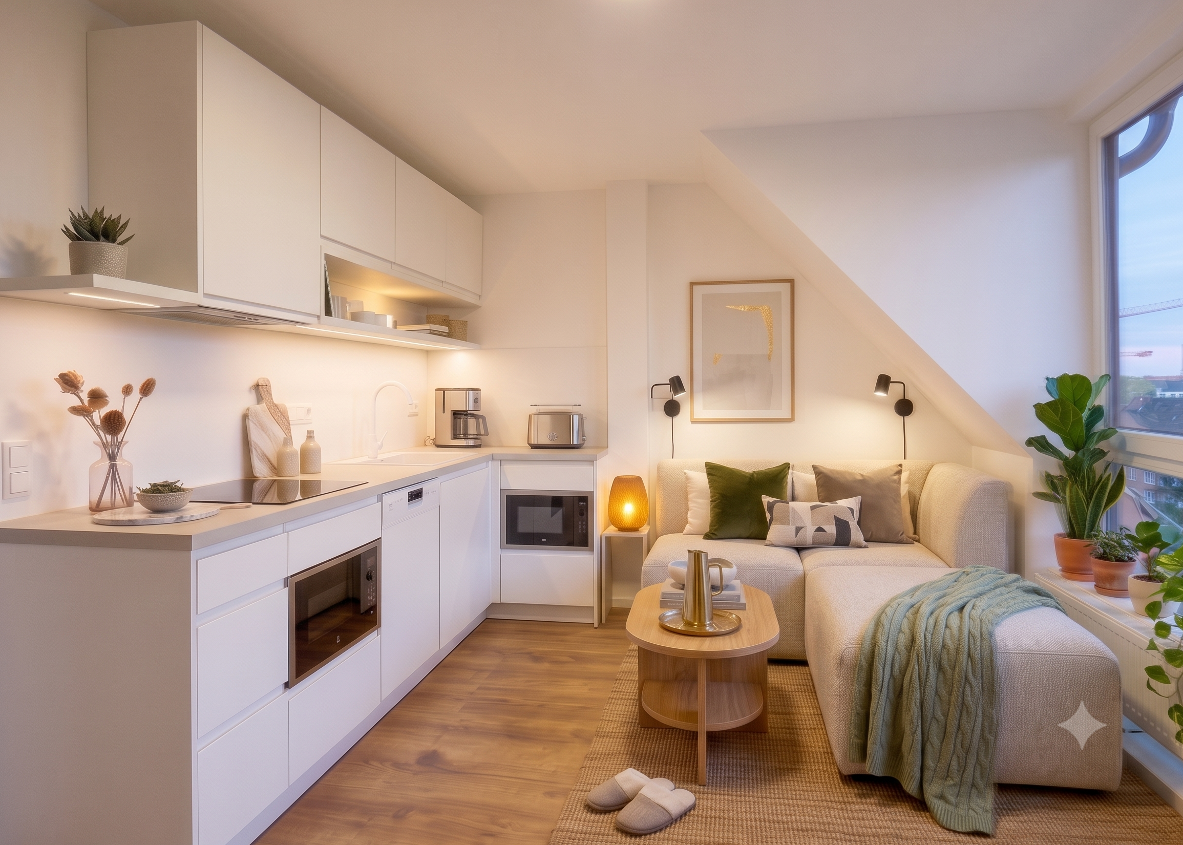 Smartes Apartment mit minimalistischem Design in Top-Lage!