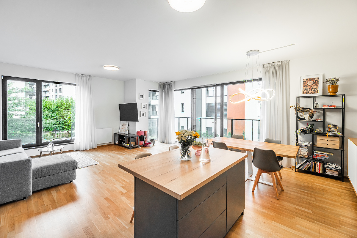 Pronájem bytu 3+kk v rezidenci Marina Island s parkováním