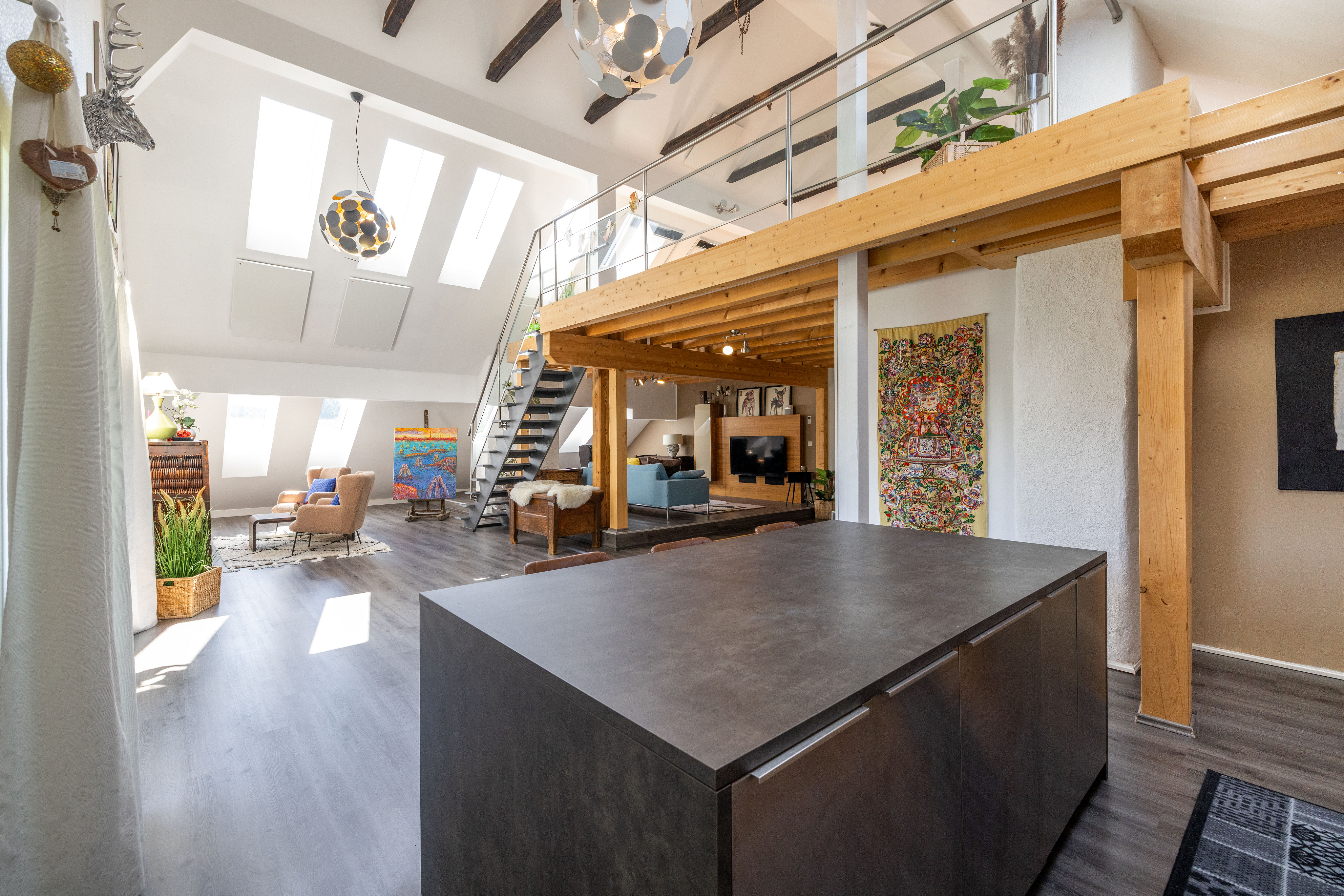 Spacious loft in a historic manor farmstead - secondary residence