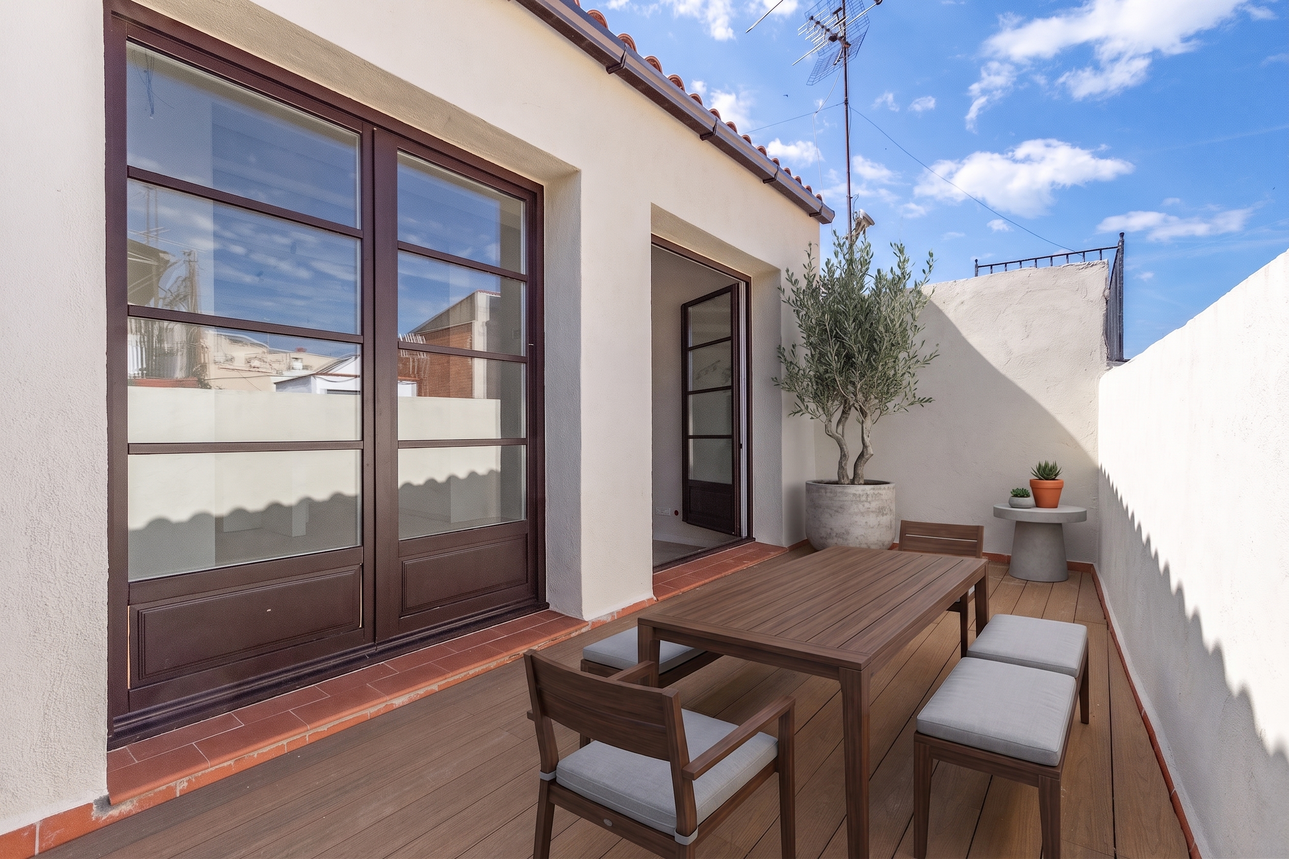 Neubau-Penthouse mit Terrasse nahe der Rambla