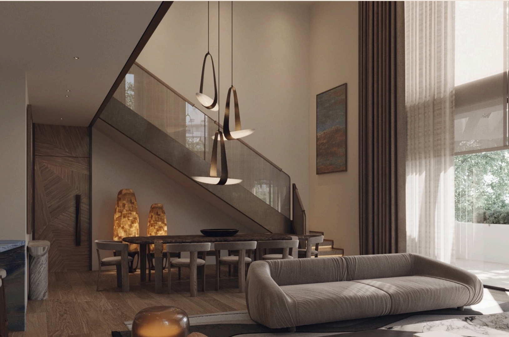 Impressive duplex apartment near the sea in Voula