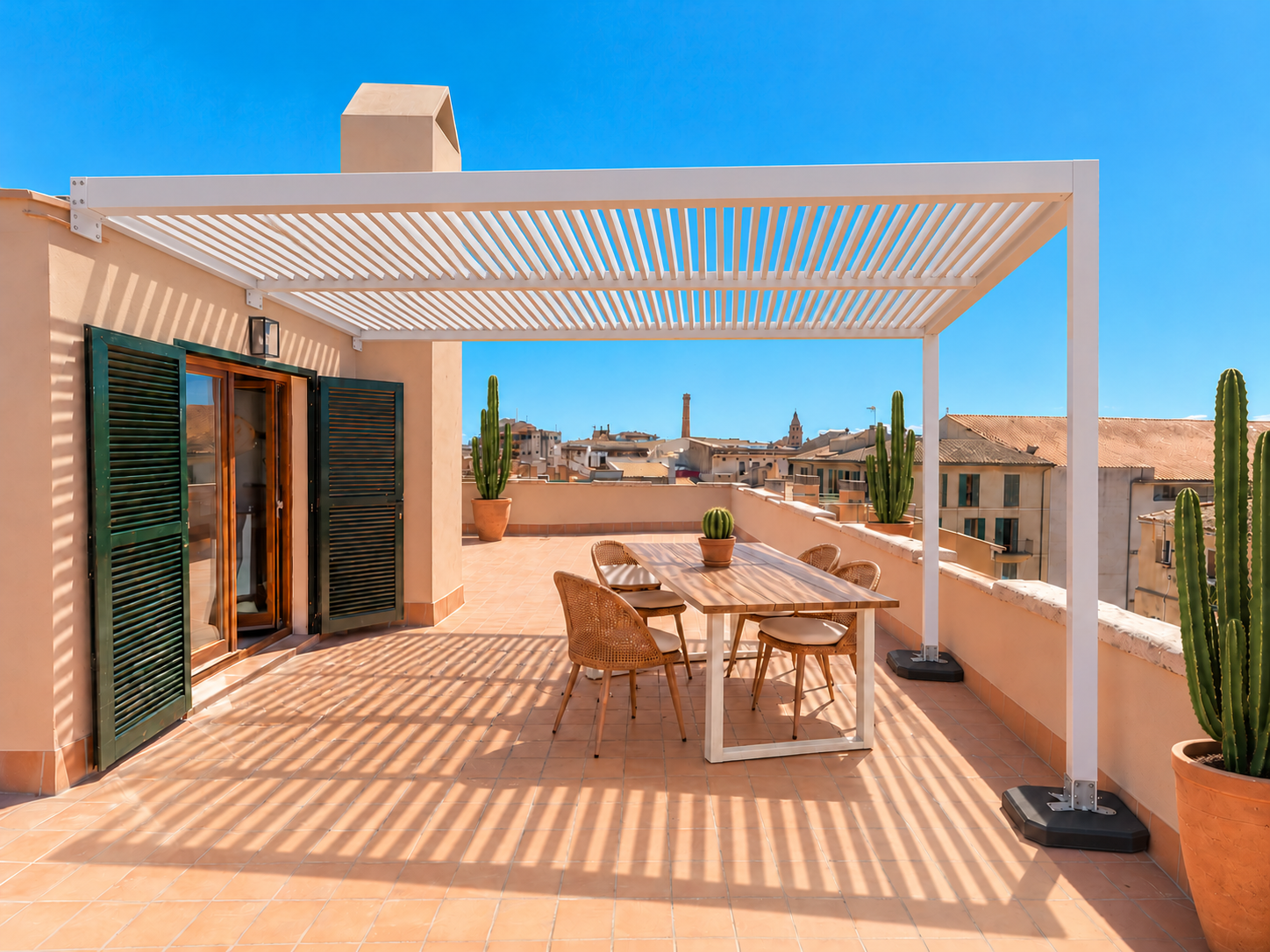 Light-Filled duplex penthouse with a spacious sun terrace and elevator in Sindicat [AI-modified]