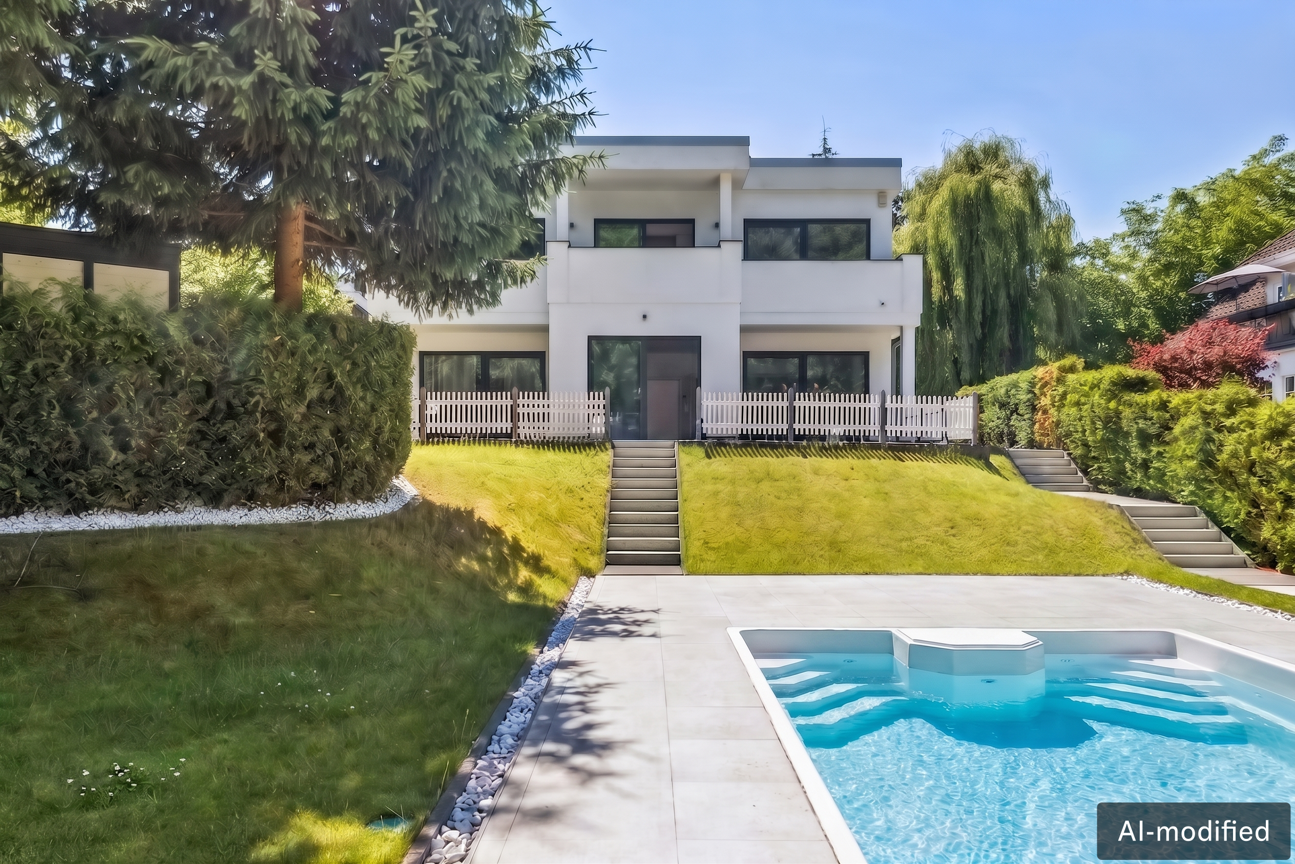 Architektur trifft Natur – Exklusive Bauhausvilla mit Resortcharakter