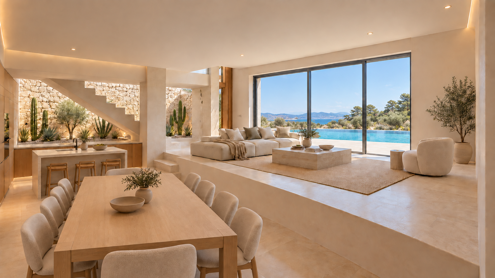 Exceptional cave house with pool and sea views in Dasos, Paros