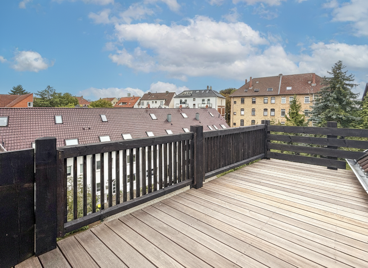 Ihr Rückzugsort über den Dächern –  4 Zimmer mit privater Terrasse