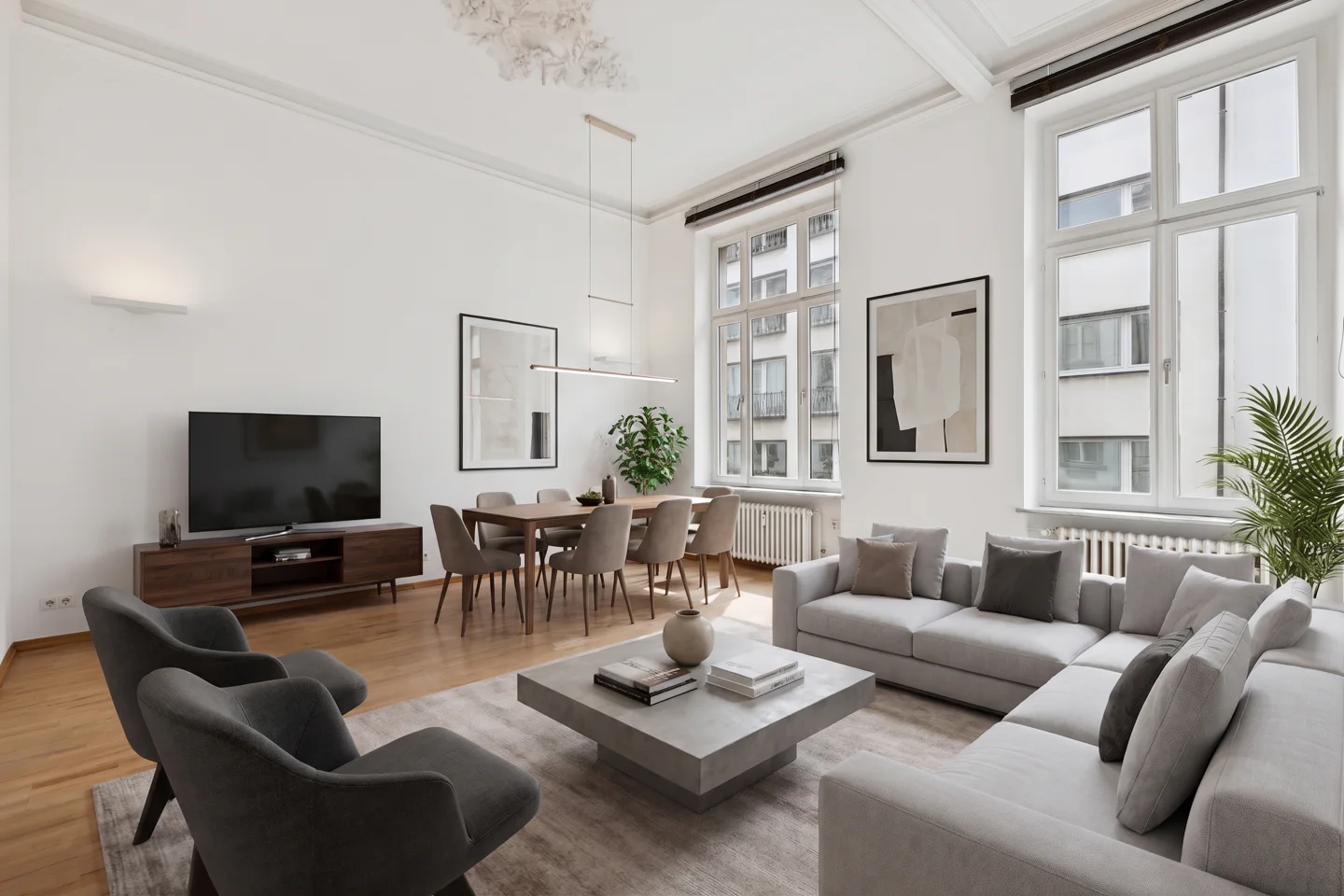 Stilvoller Altbau am Carlsplatz – eine echte Rarität - Foto 3