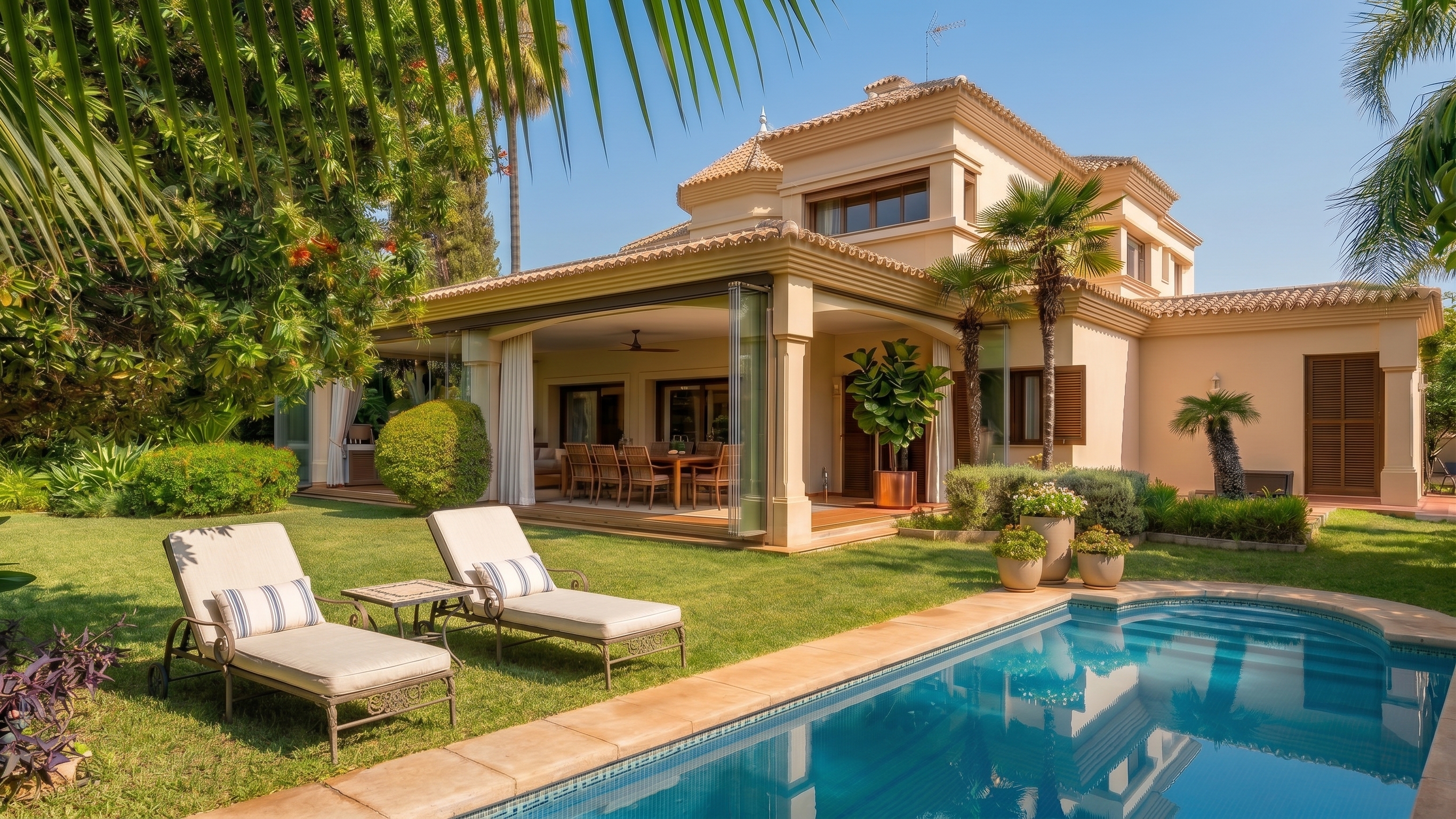 Elegant Andalusian-Mediterranean villa in Linda Vista, San Pedro Beach