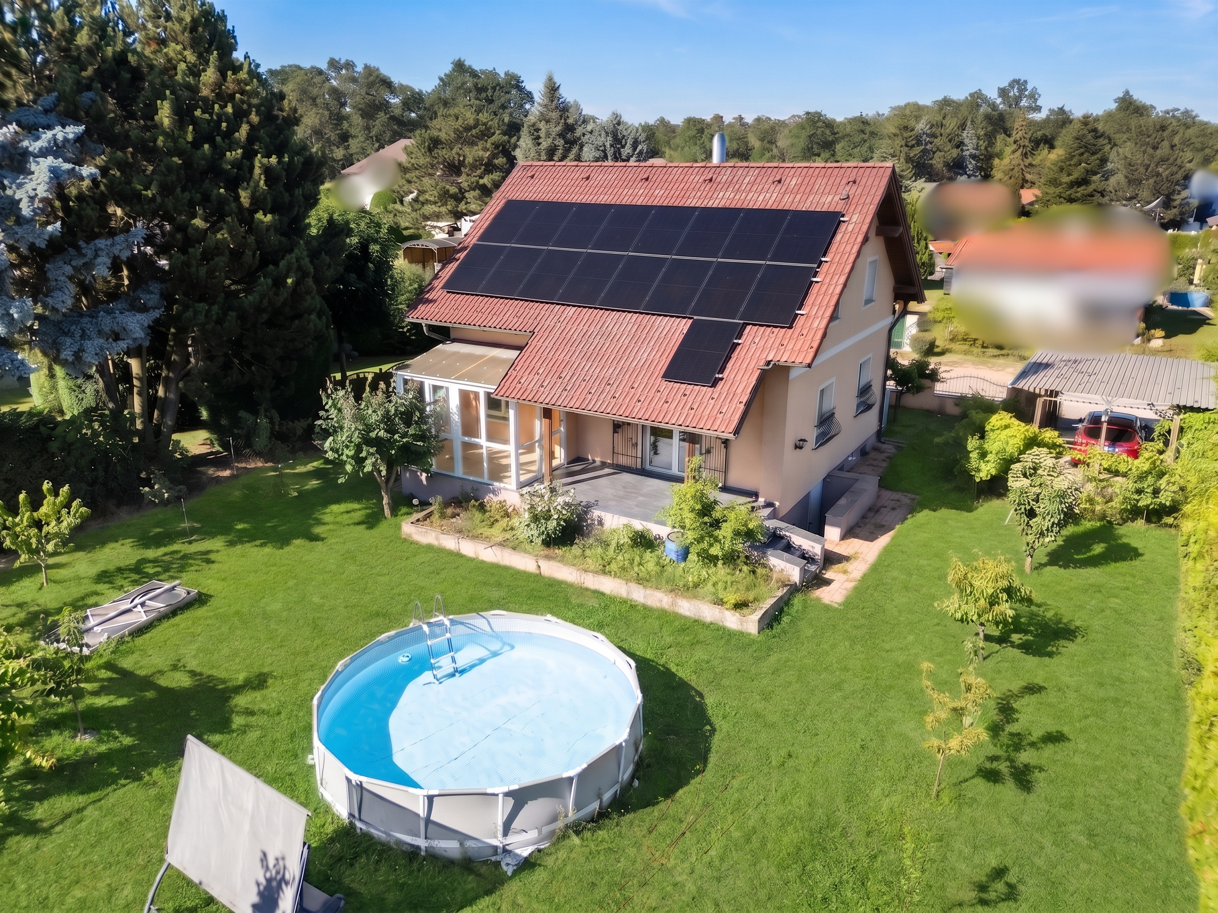 Well-kept 4-room house in Gänserndorf with terrace, garden & partial basement – quiet green setting with fast Vienna access