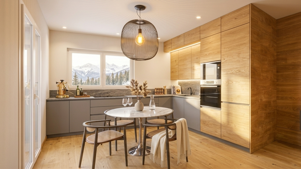 The House: raffinato quadrilocale in Aprica