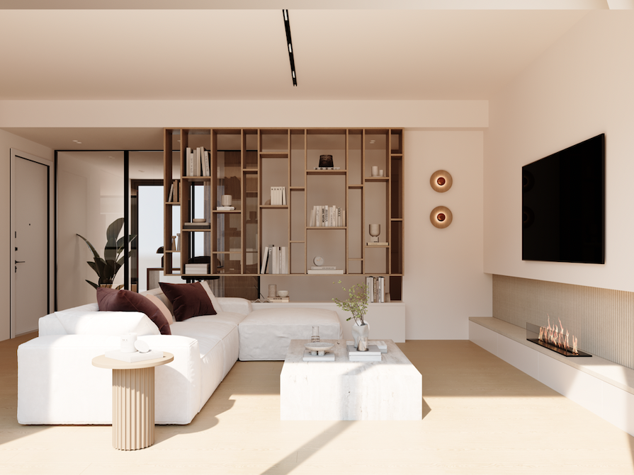 Newly built 116 sq.m. apartment with 2 bedrooms