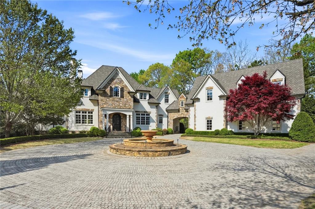 European-Inspired Gated Estate for Sale in Atlanta