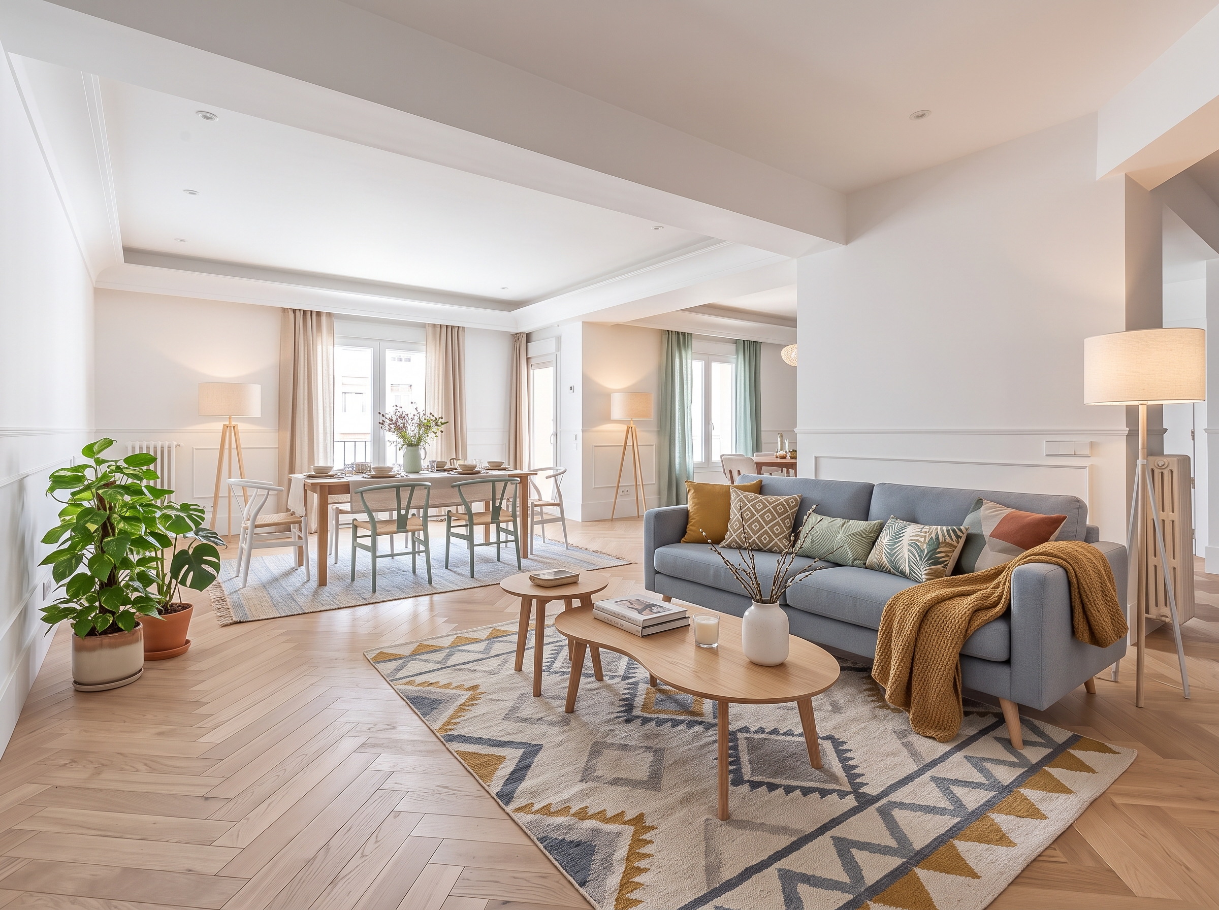Estately property with a terrace in Maldonado Str.