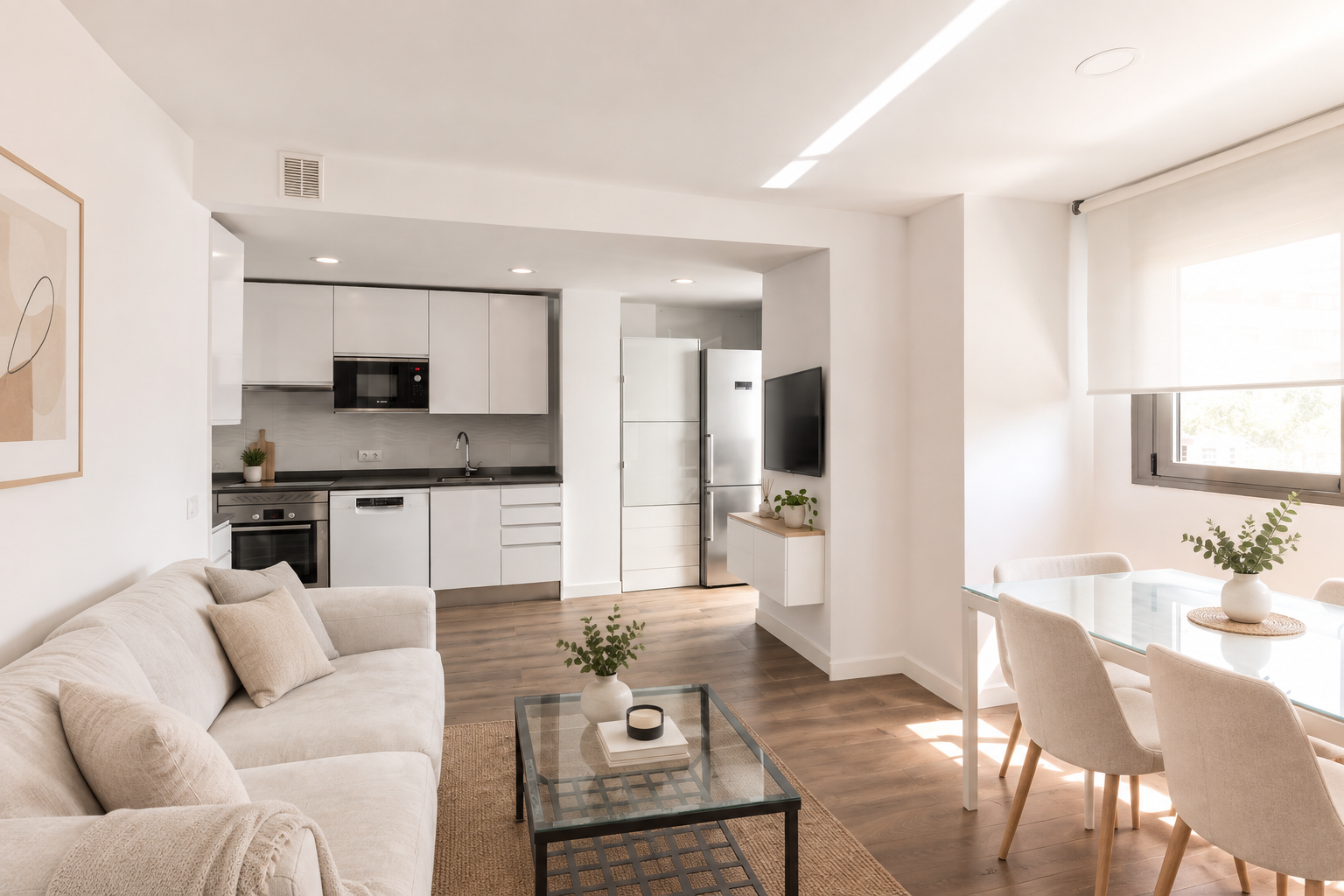 Bright exterior apartment in Valdebebas [KI-modifiziert]