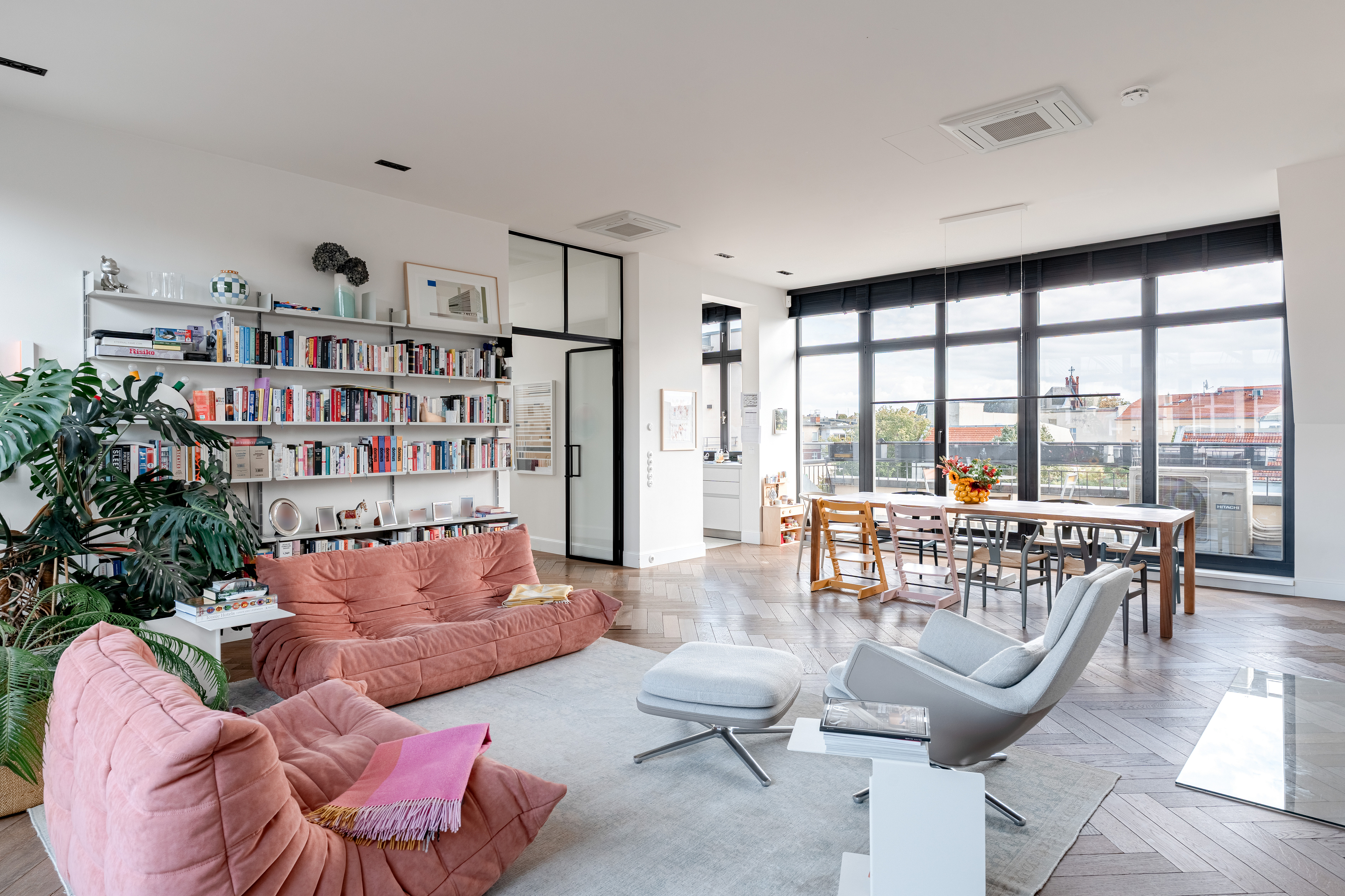 Exclusive family penthouse with four terraces