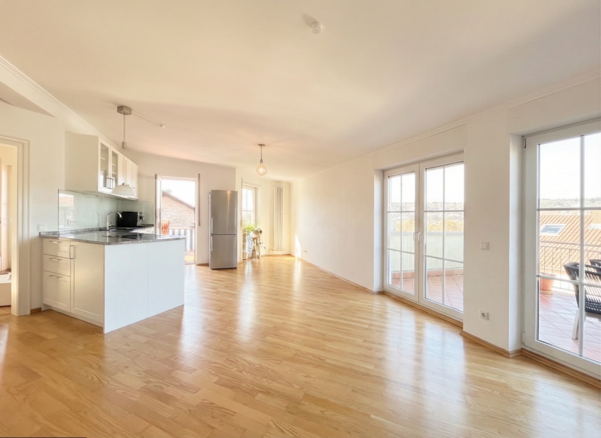 Stilvolle Penthouse-Wohnung mit heller Wohnatmosphäre