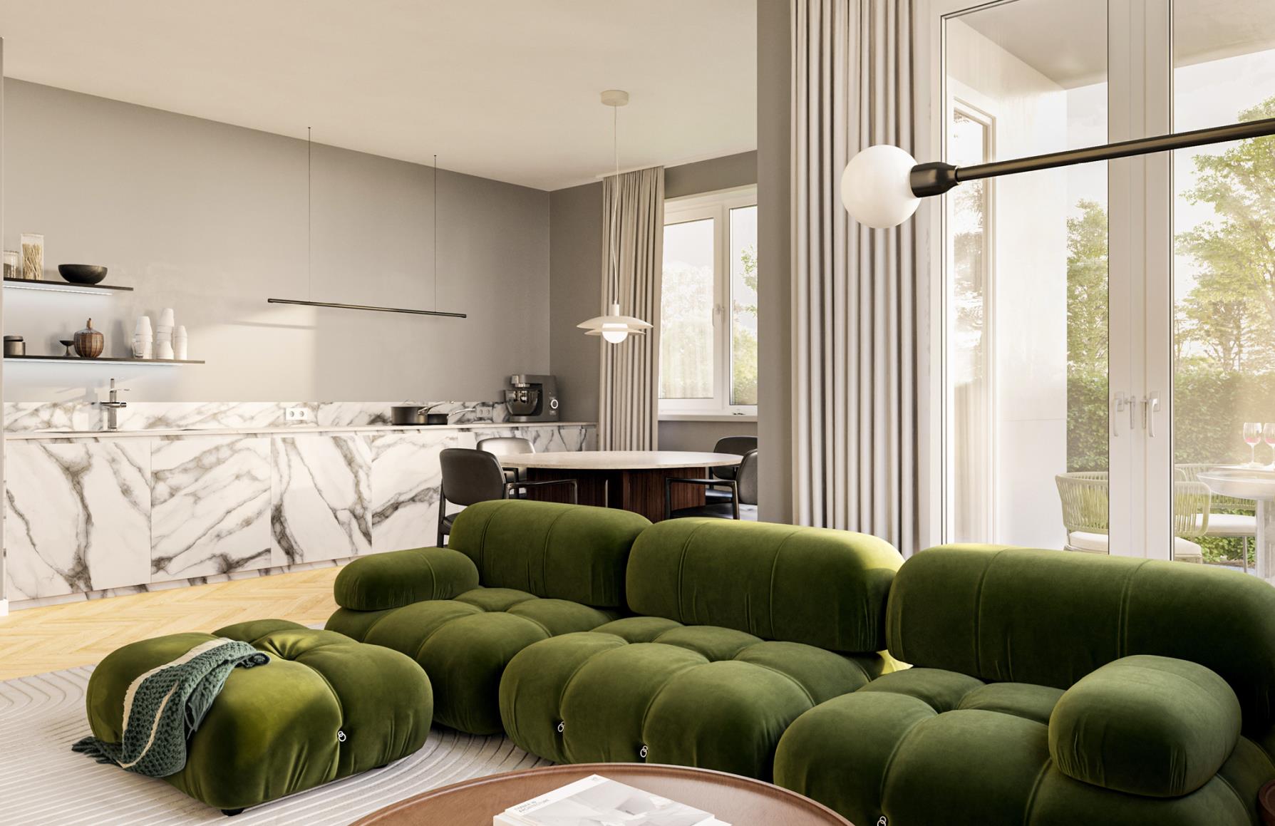 Ground floor flat with favorite spot