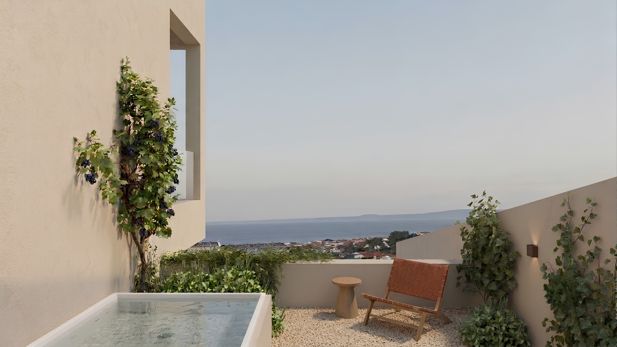 Boutique villa in Polychrono with private jacuzzi