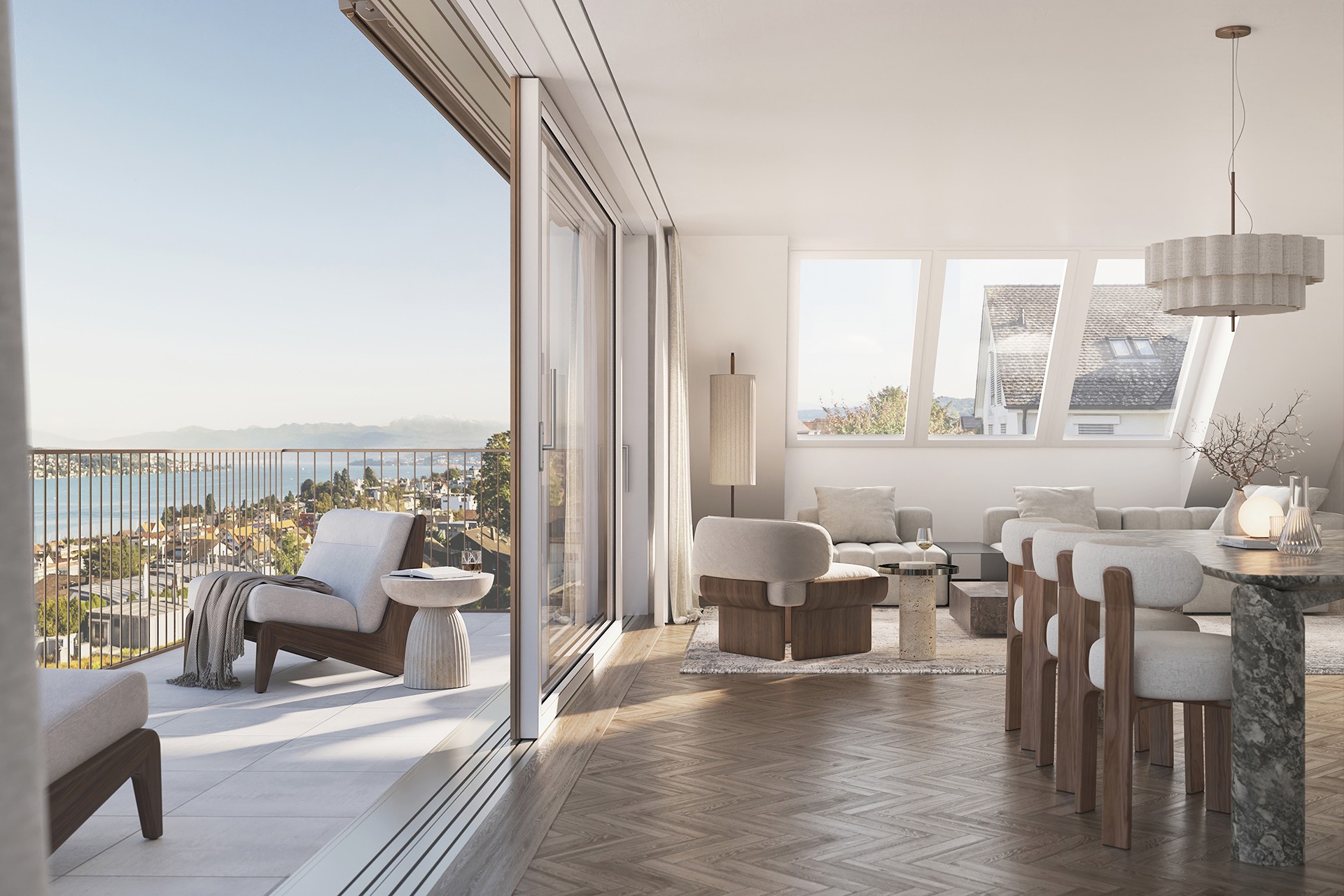 5.5-room penthouse apartment in THE ONE HILLTOP RESIDENCES new construction project