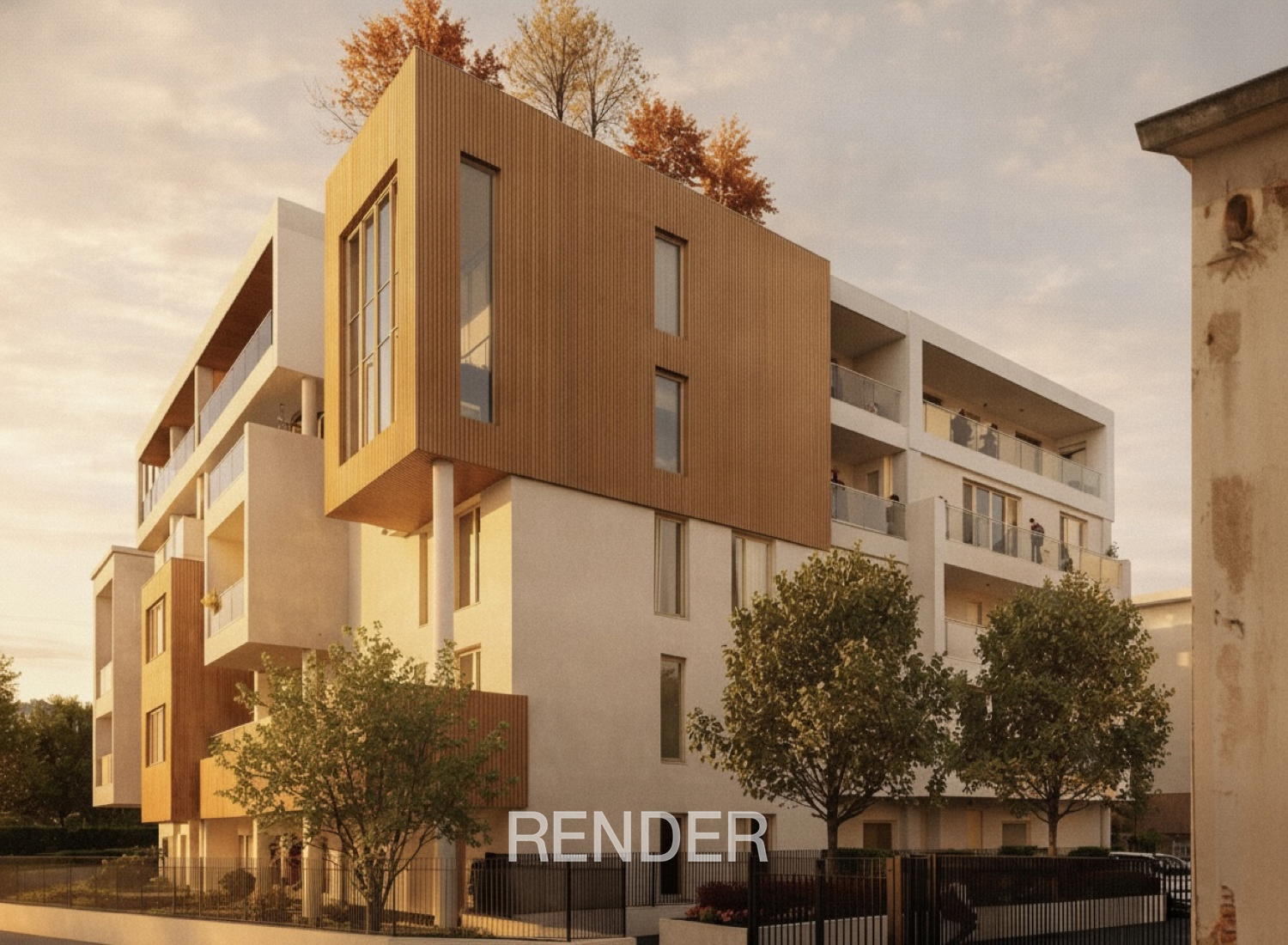 Neubauprojekt der Energieeffizienzklasse A4 mit zwei Terrassen – Mariano Comense