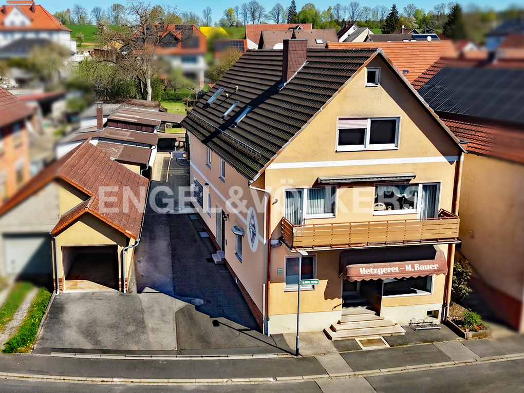Wohn- und Geschäftshaus in Bad Kissingen-Poppenroth – Rendite, Flexibilität und Zukunftspotenzial