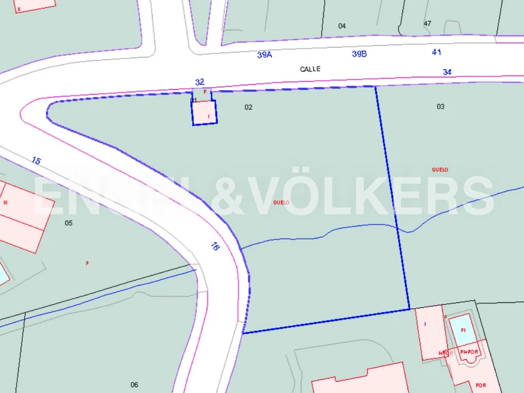 Urban plot in residential area in Godelleta