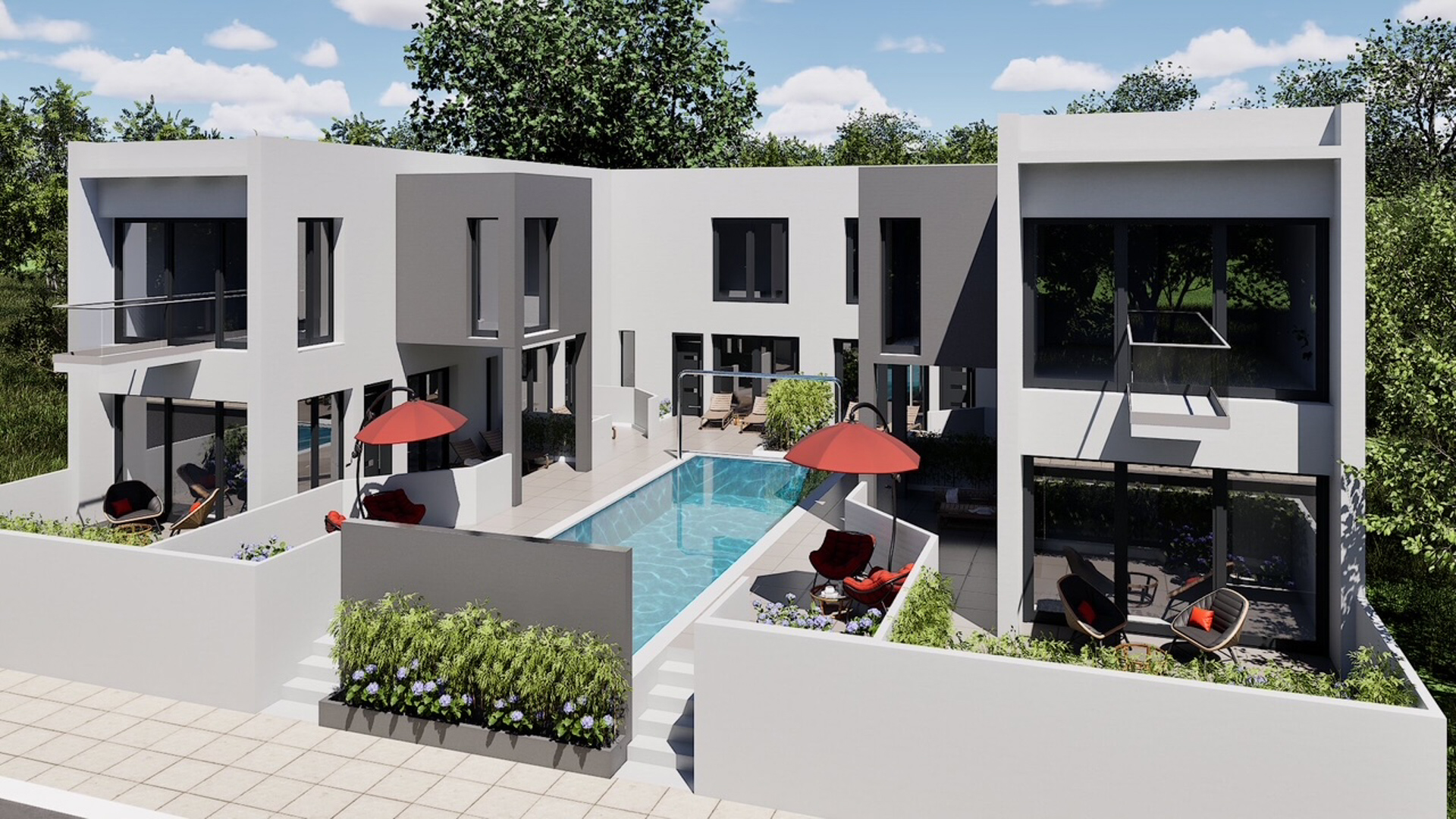 Impressive maisonette with shared swimming pool in Nea Flogita