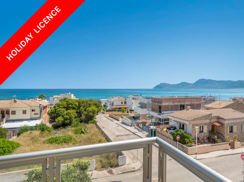 Discover this brilliant beachside home with rental license in Son Serra de Marina!