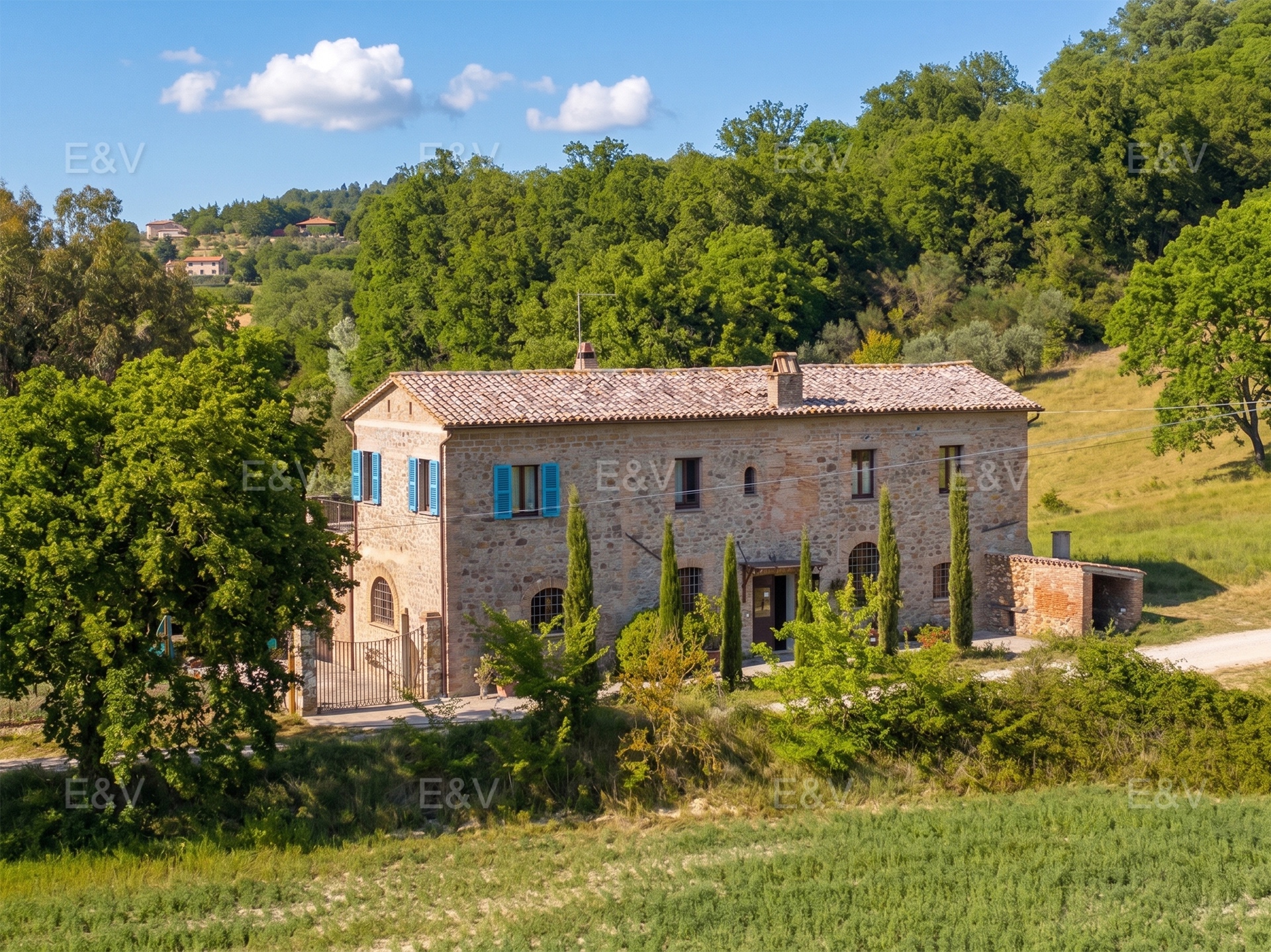 The belvedere in Ficulle, where history meets modern comfort