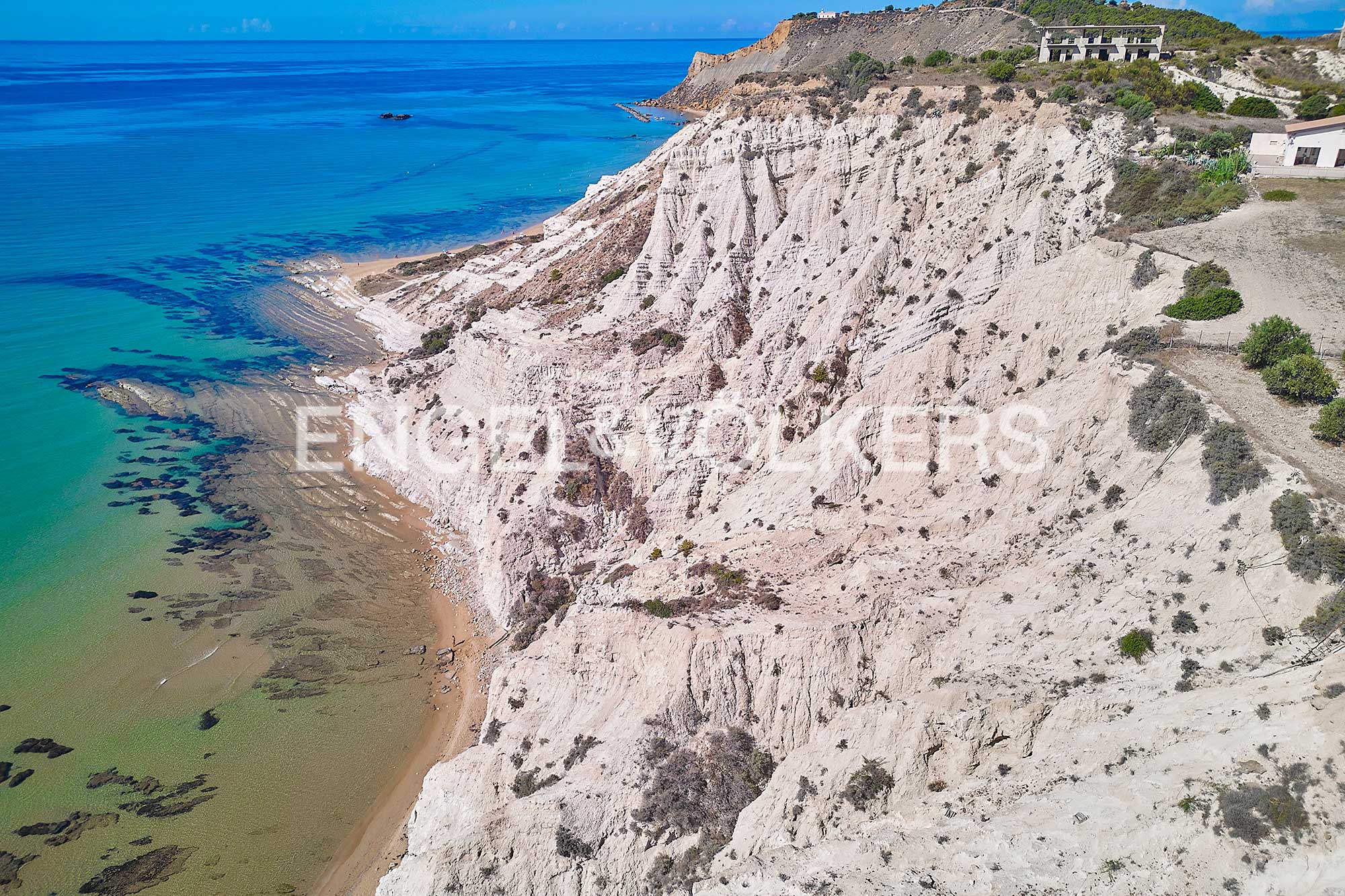Panoramavilla mit Blick auf die Scala dei Turchi