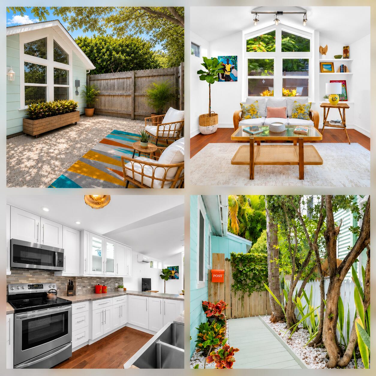 Renovated Historic Cottage with Tropical Key West Charm