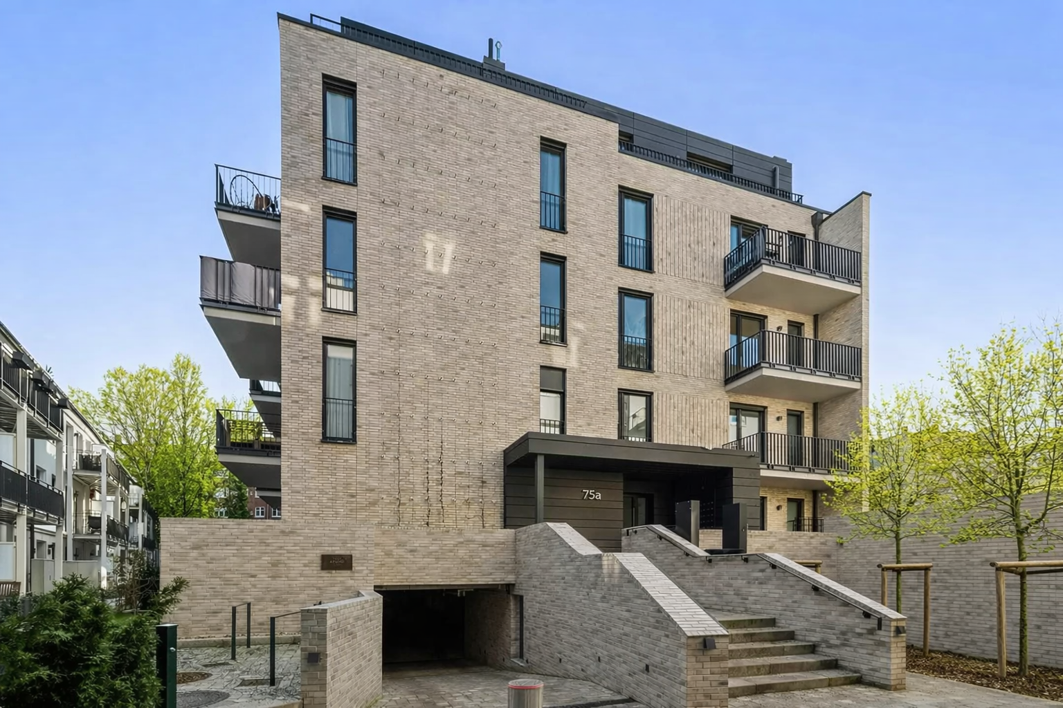 Studio 73- Moderne 2-Zimmer-Wohnung im grünen Innenhof