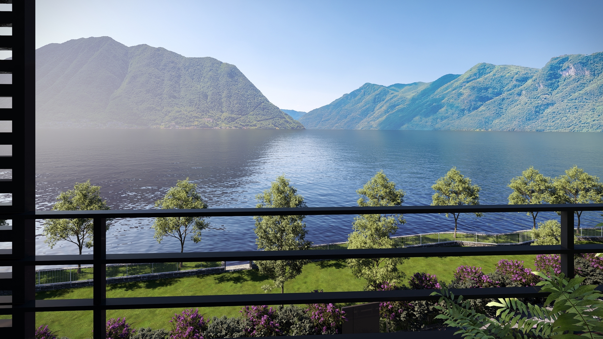 Lakeside apartment in an exclusive newly built residence