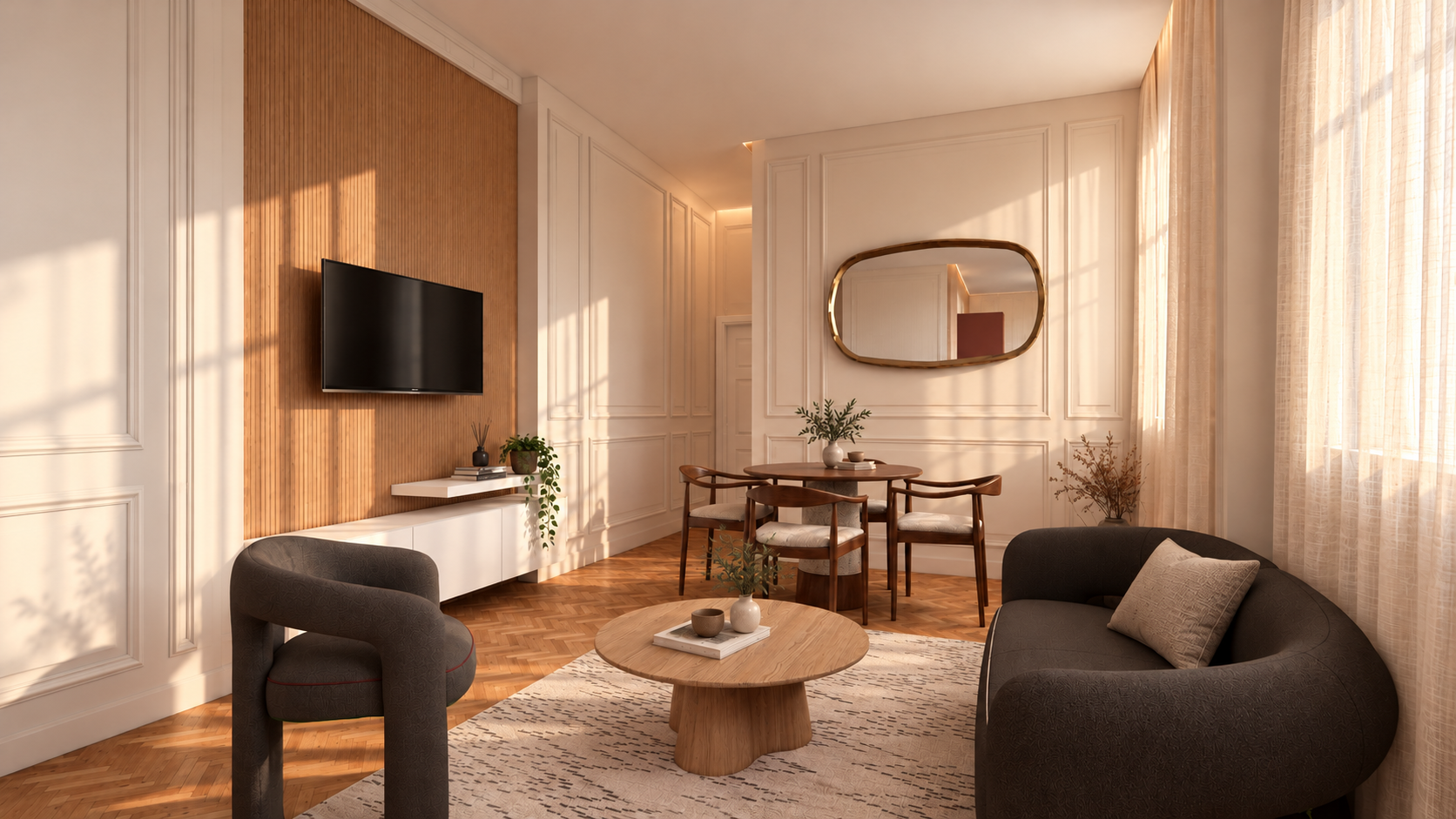 Your Roman address, blending elegance and simplicity