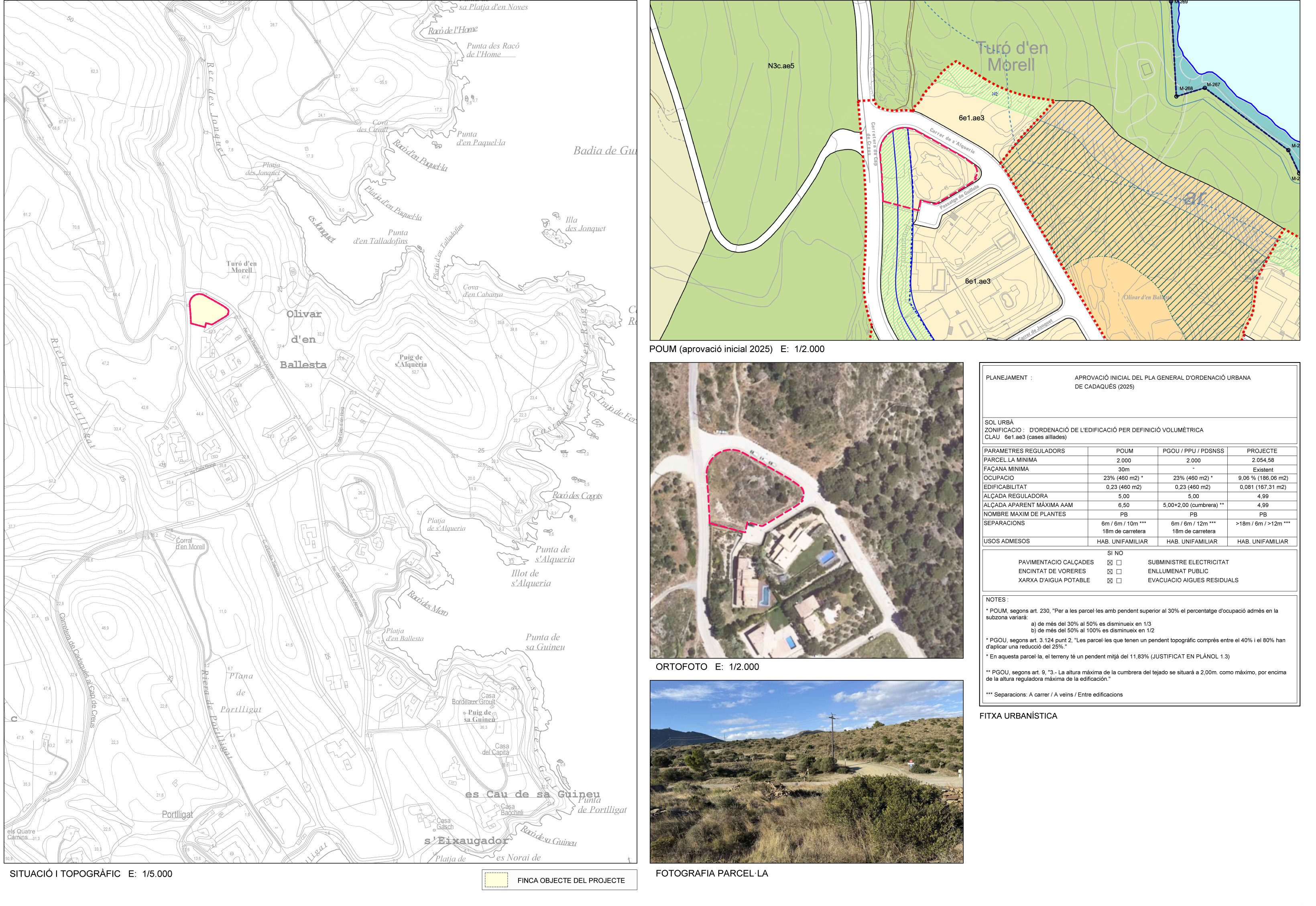 Building Plot with Preliminary Villa Project – Sea Views in a Privileged Setting between Cadaqués and Port Lligat