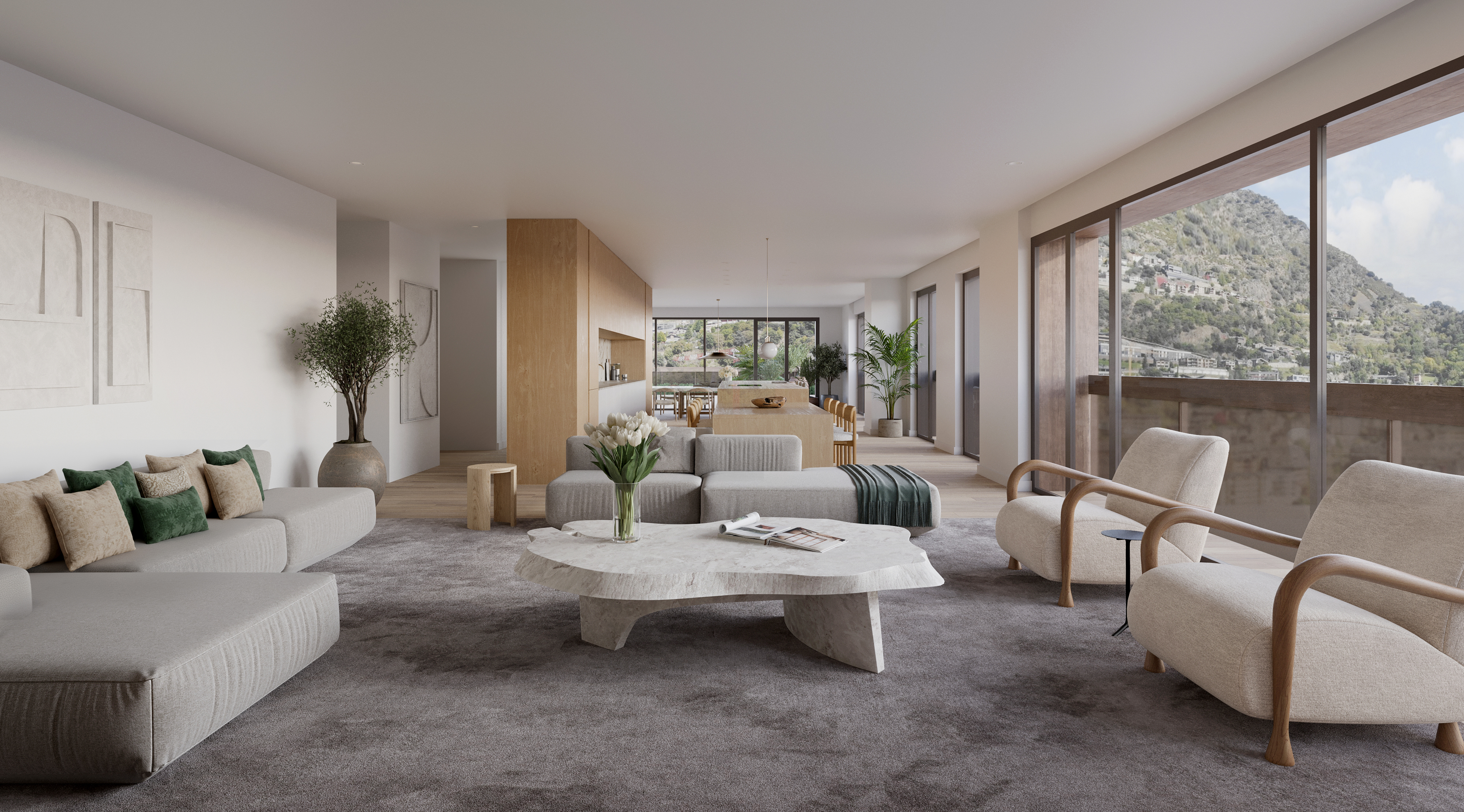 Metropolitan Tower. Exclusive location in downtown Andorra, with views that say it all.