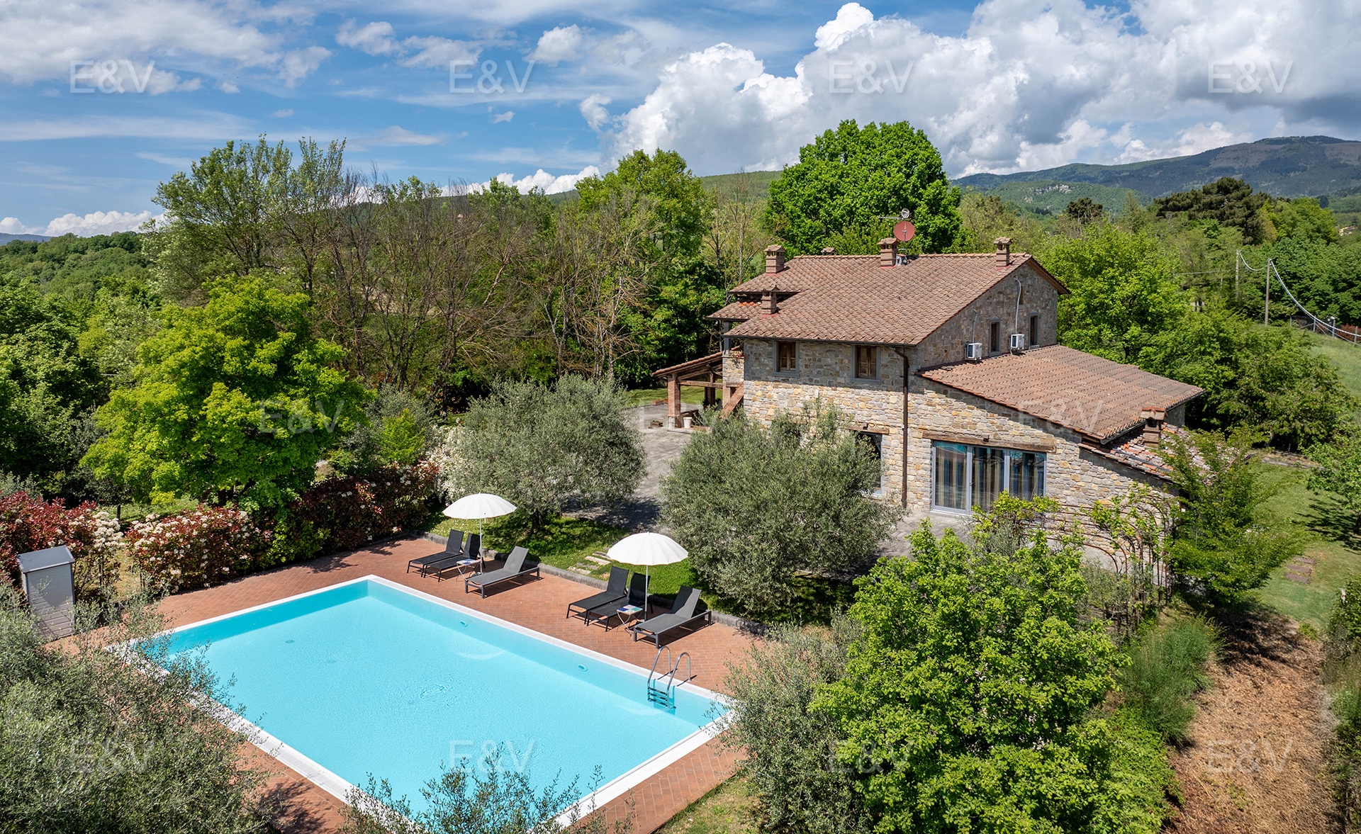 Landhaus mit Panoramablick im Herzen des Casentino, der toskanische Traum
