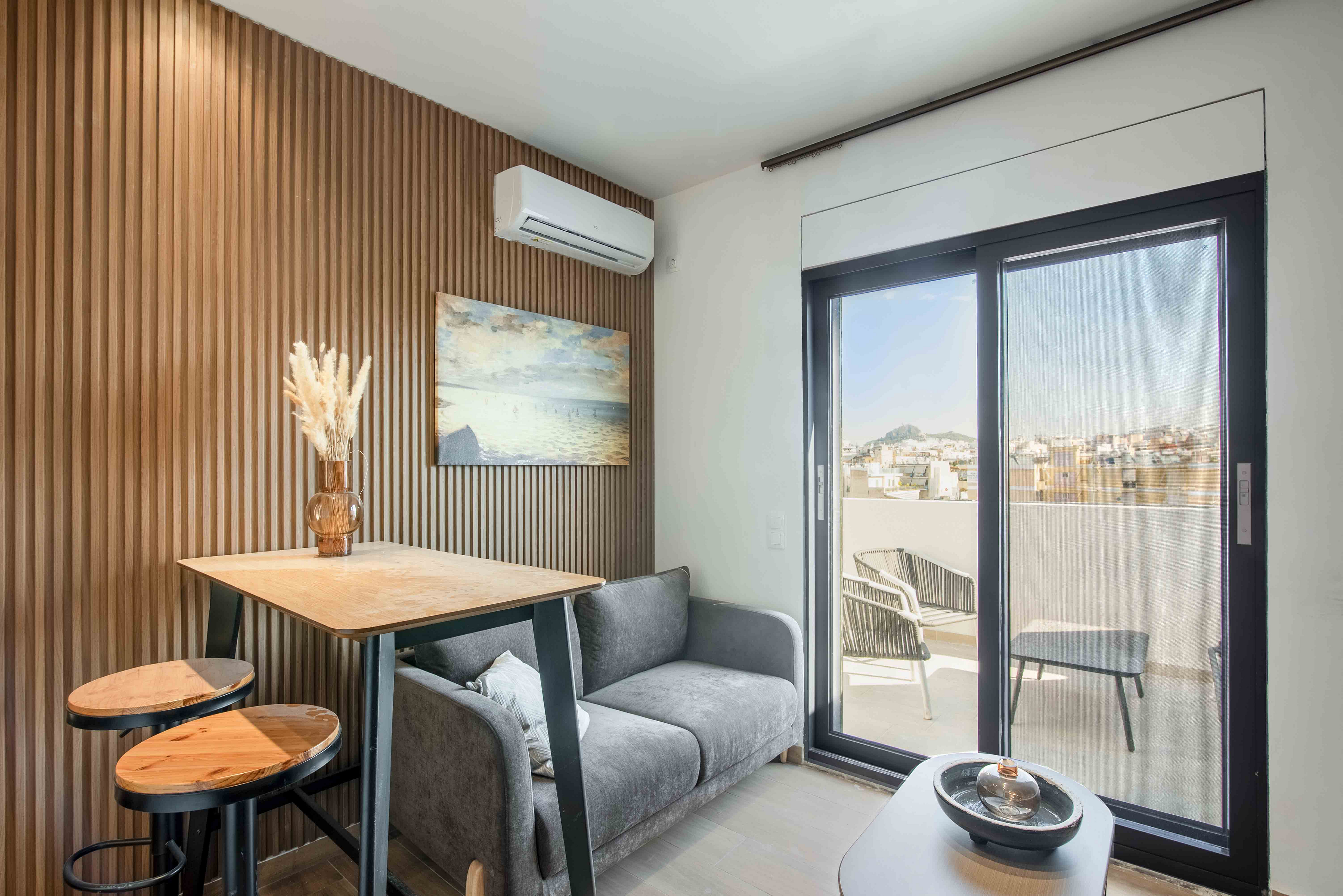 Premium 30 sq.m. penthouse with Acropolis & Lycabettus view in Neos Kosmos