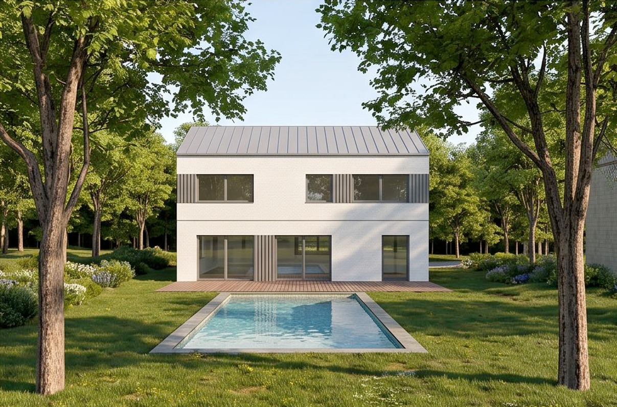 Superb building plot of 8.69 ares in Beersel.