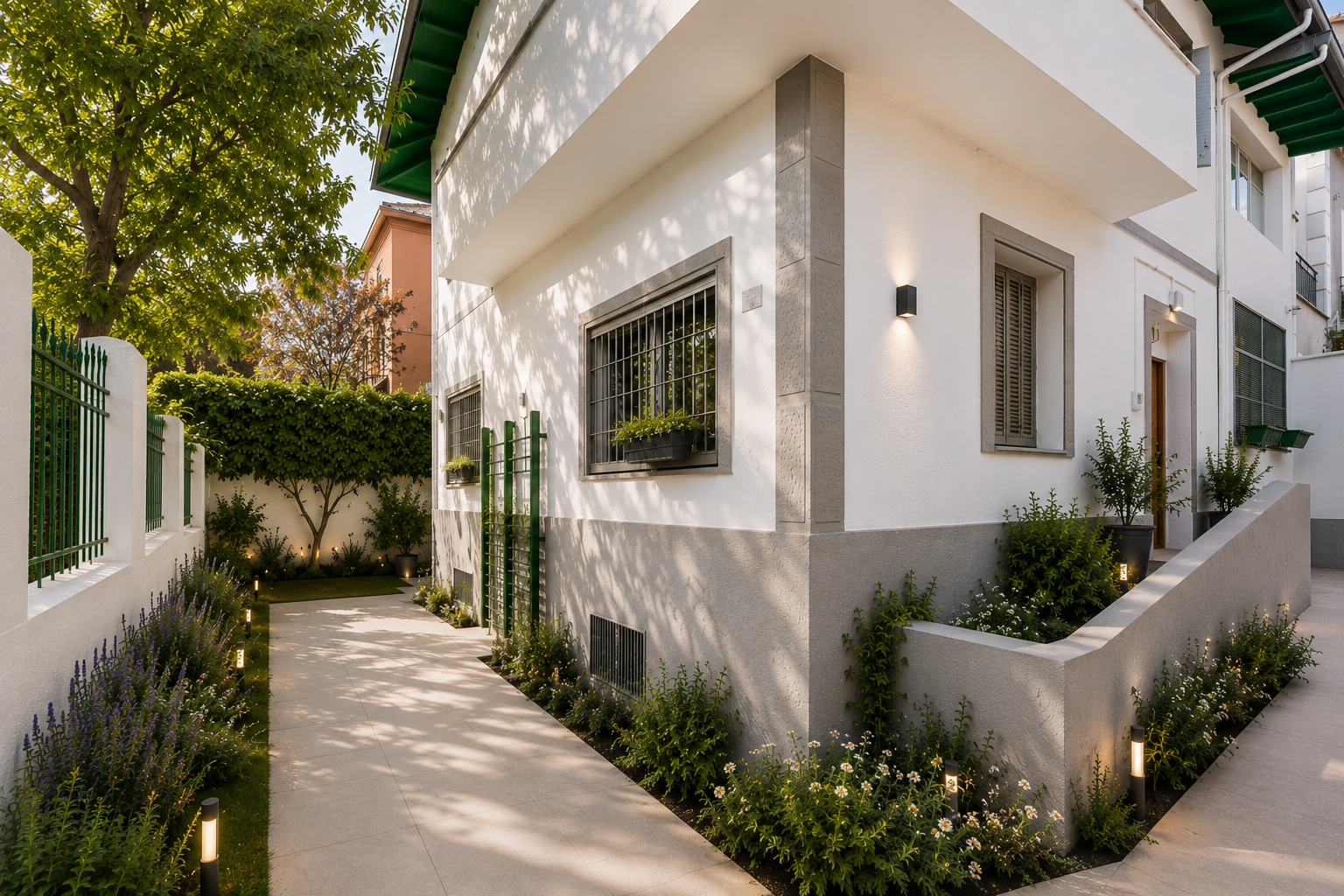 Exclusive villa with private garden near Retiro