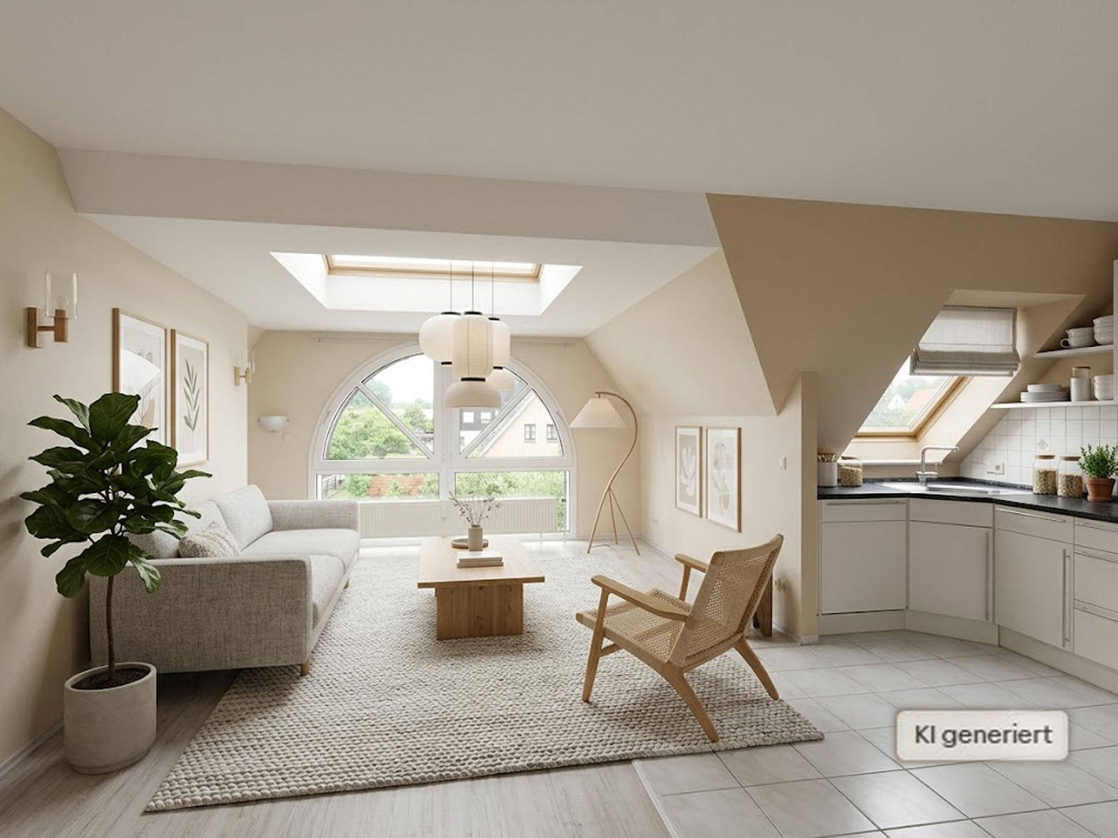 Charmante Maisonette mit Dachterrasse, Licht, Ruhe und Wohnkomfort- Stellplatz inklusive
