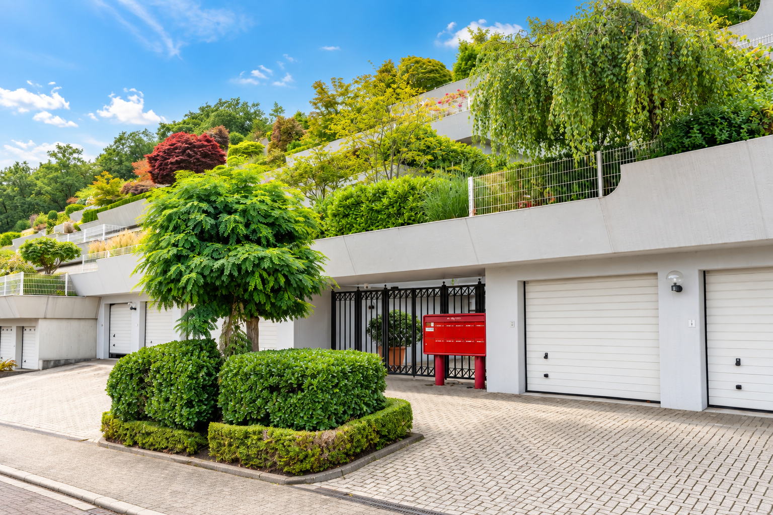 Wohnen mit Weitblick – außergewöhnliche Terrassenwohnung über den Dächern von Mülheim-Saarn