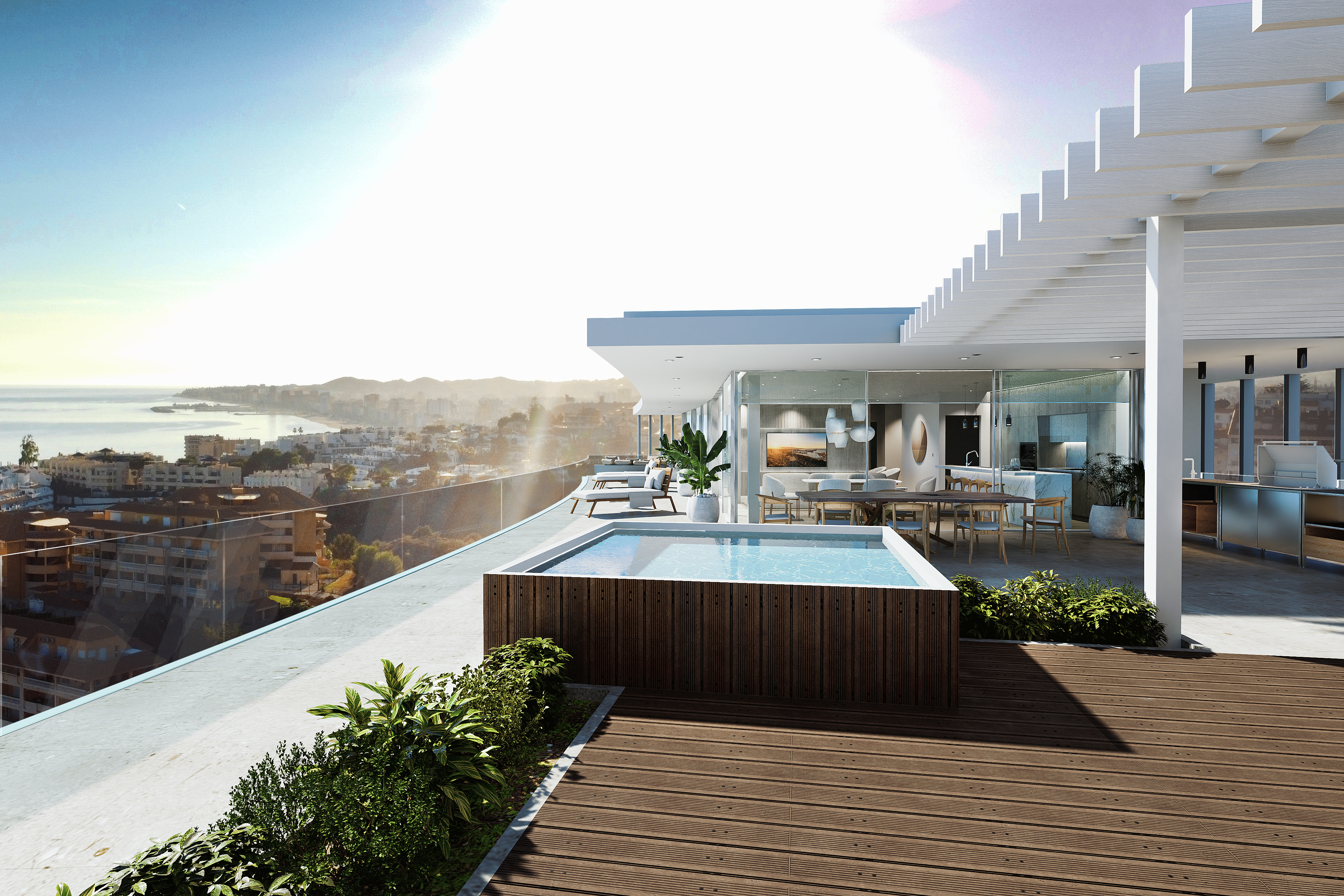 Brand-new 3-bedroom apartment with spectacular sea views