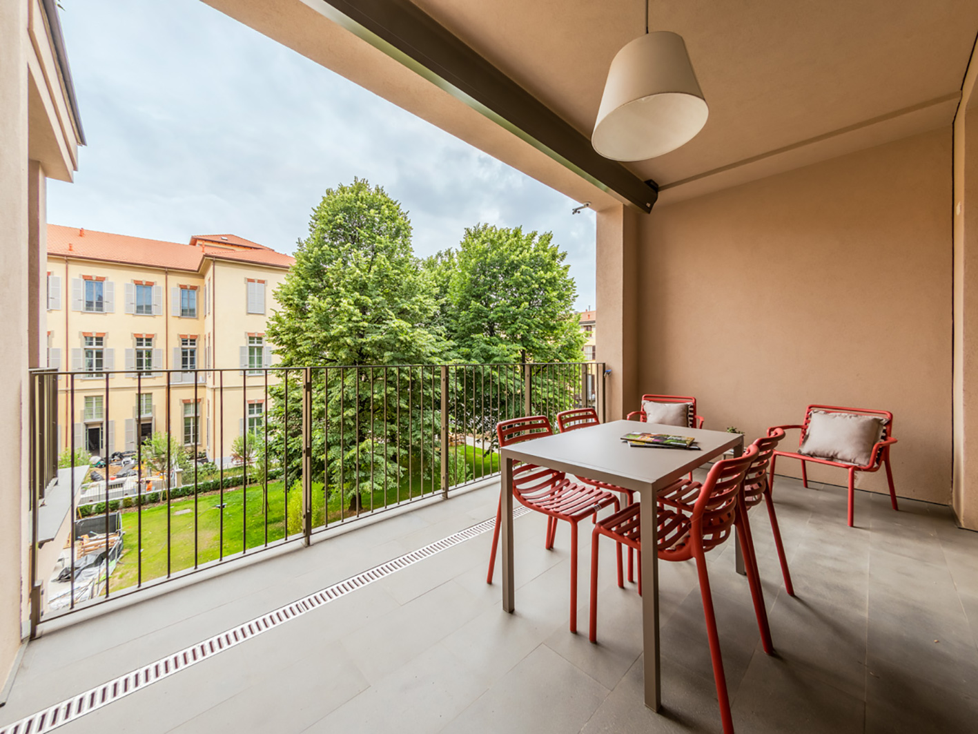Exclusive One-Bedroom Design Apartment in the Prestigious Horti di Porta Romana Complex