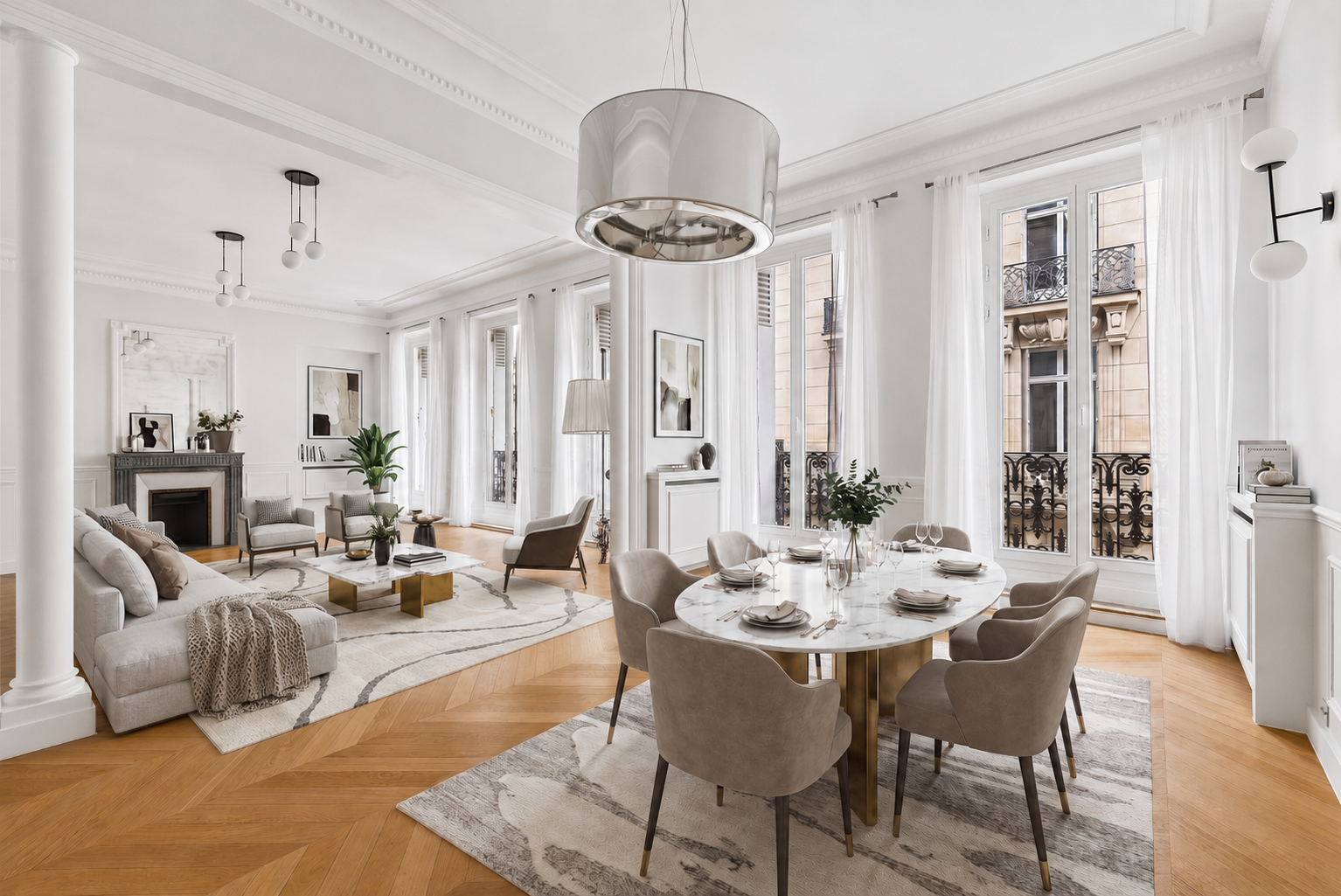 Exceptional apartment with balcony — Paris 8th, Champs-Élysées